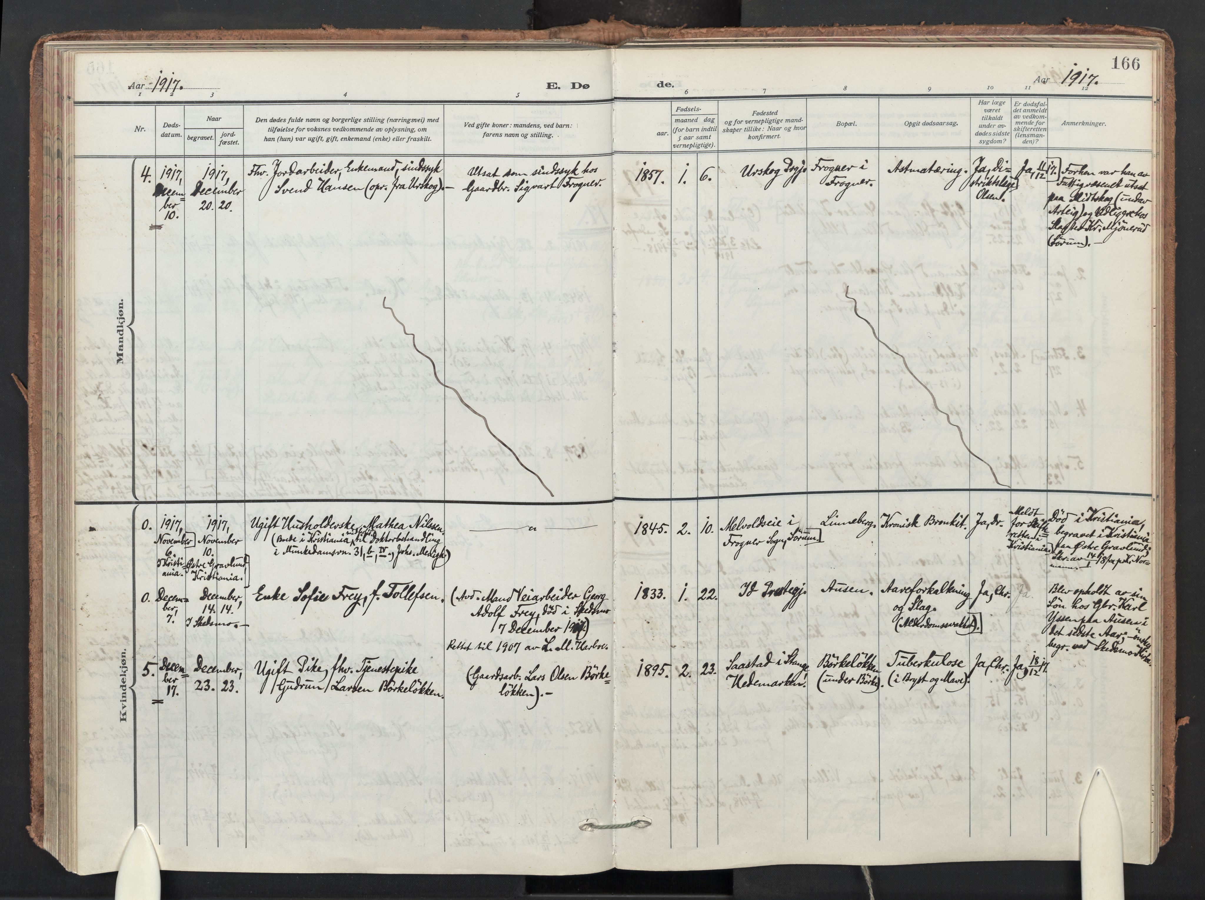 Sørum prestekontor Kirkebøker, AV/SAO-A-10303/F/Fb/L0002: Ministerialbok nr. II 2, 1915-1954, s. 166