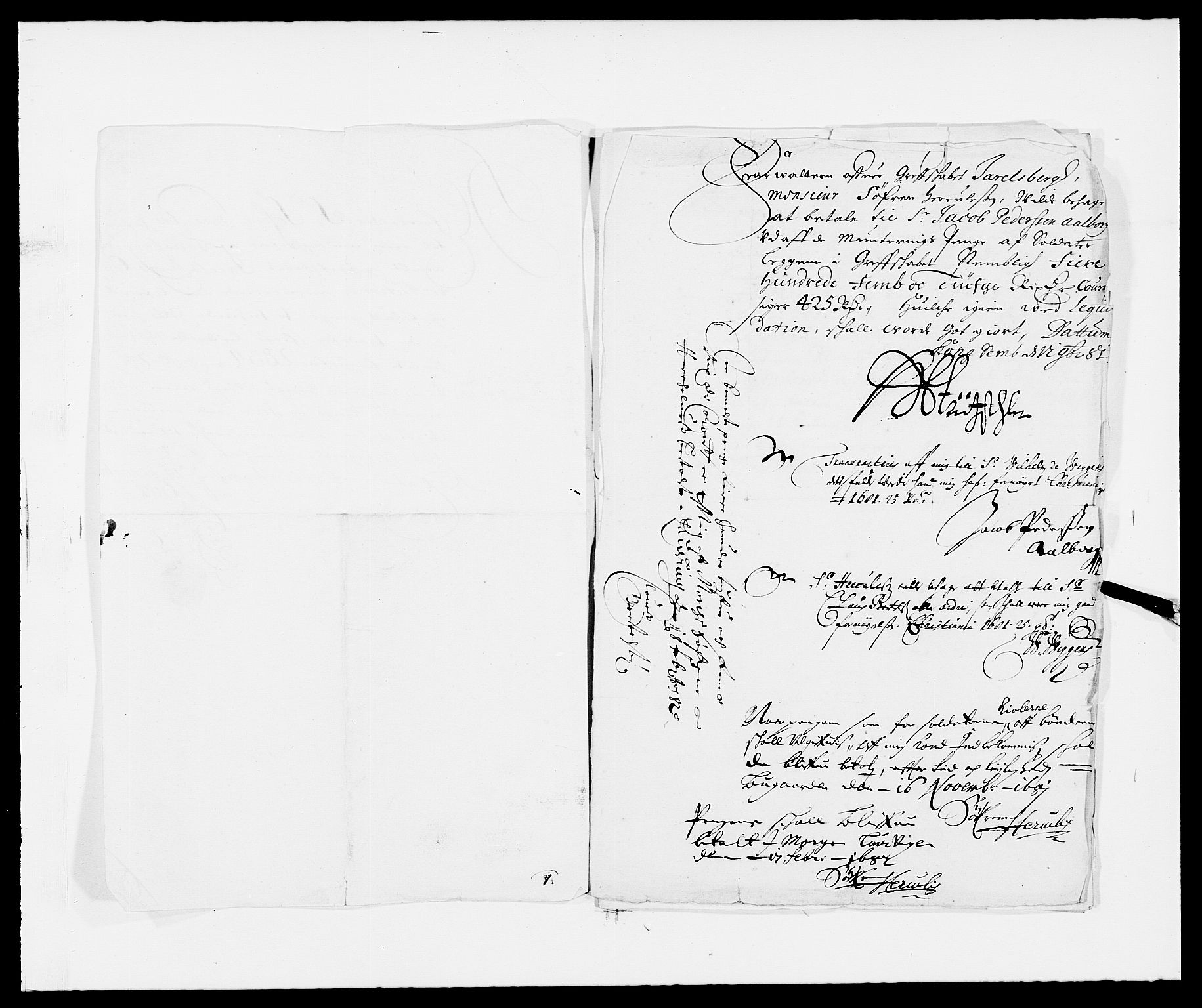 Rentekammeret inntil 1814, Reviderte regnskaper, Fogderegnskap, RA/EA-4092/R32/L1850: Fogderegnskap Jarlsberg grevskap, 1681, s. 306