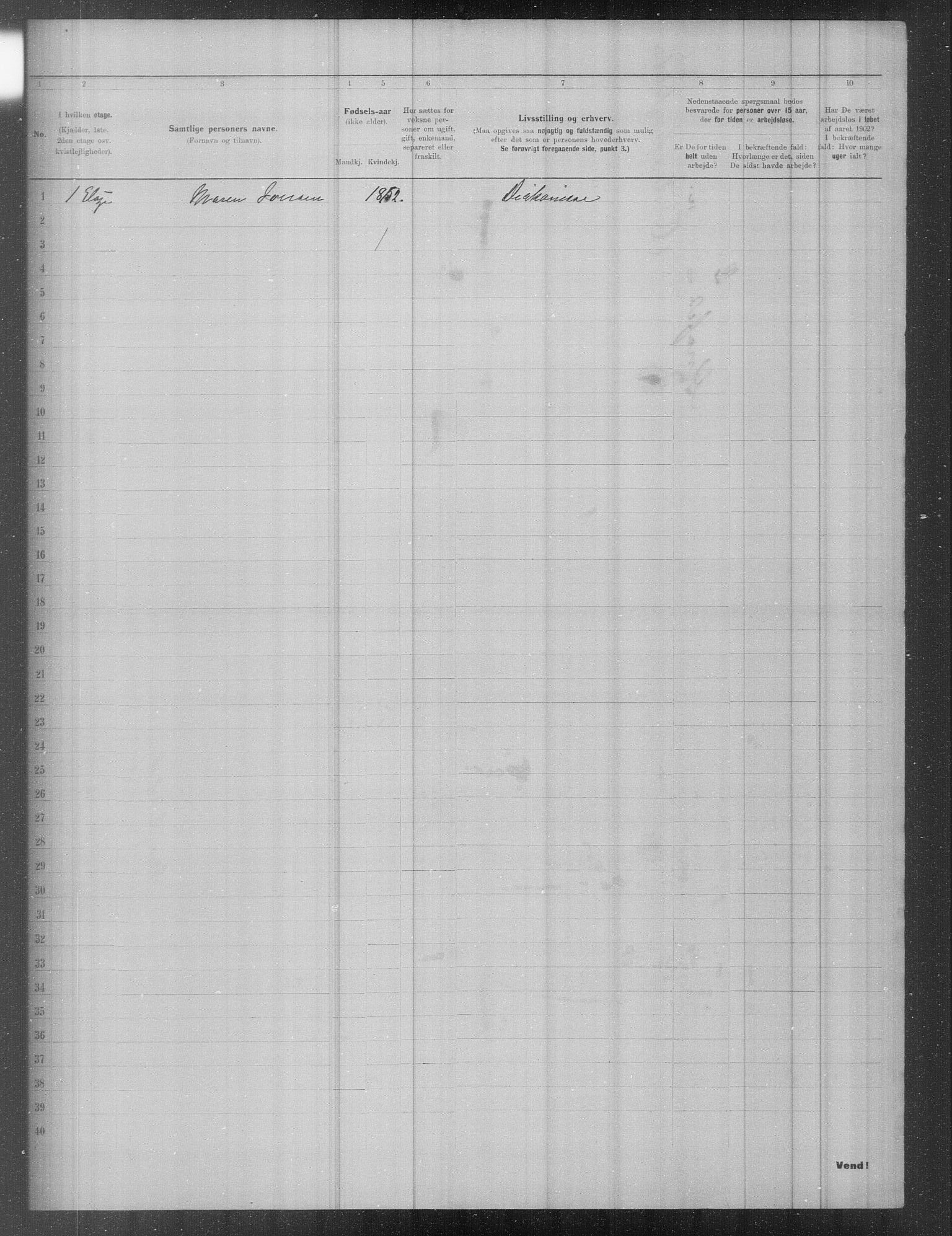 OBA, Kommunal folketelling 31.12.1902 for Kristiania kjøpstad, 1902, s. 90