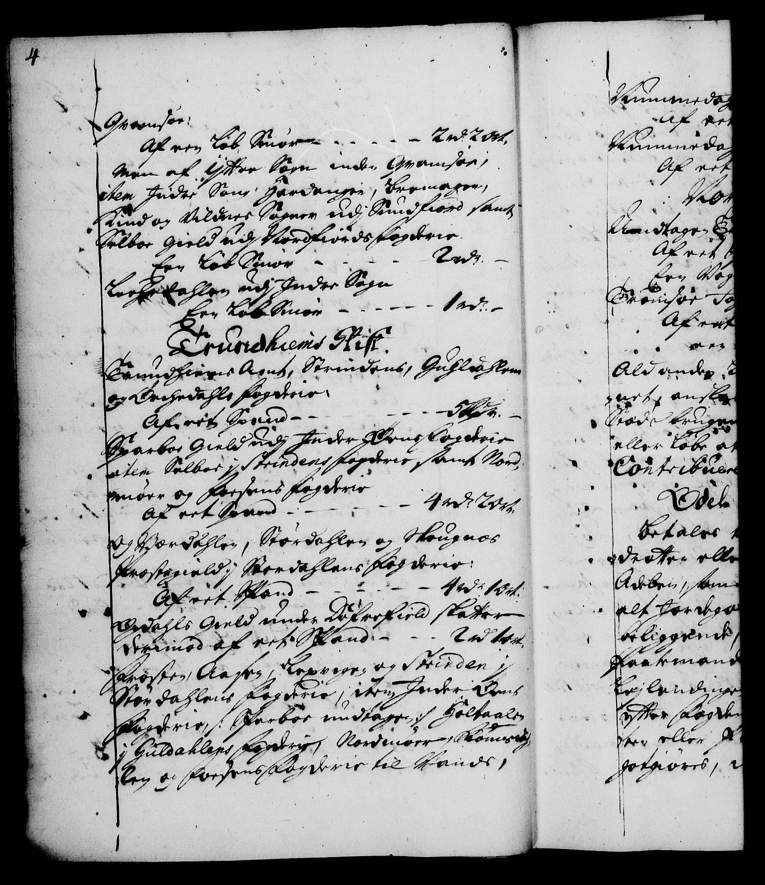 Rentekammeret, Kammerkanselliet, RA/EA-3111/G/Gg/Gga/L0003: Norsk ekspedisjonsprotokoll med register (merket RK 53.3), 1727-1734, s. 4