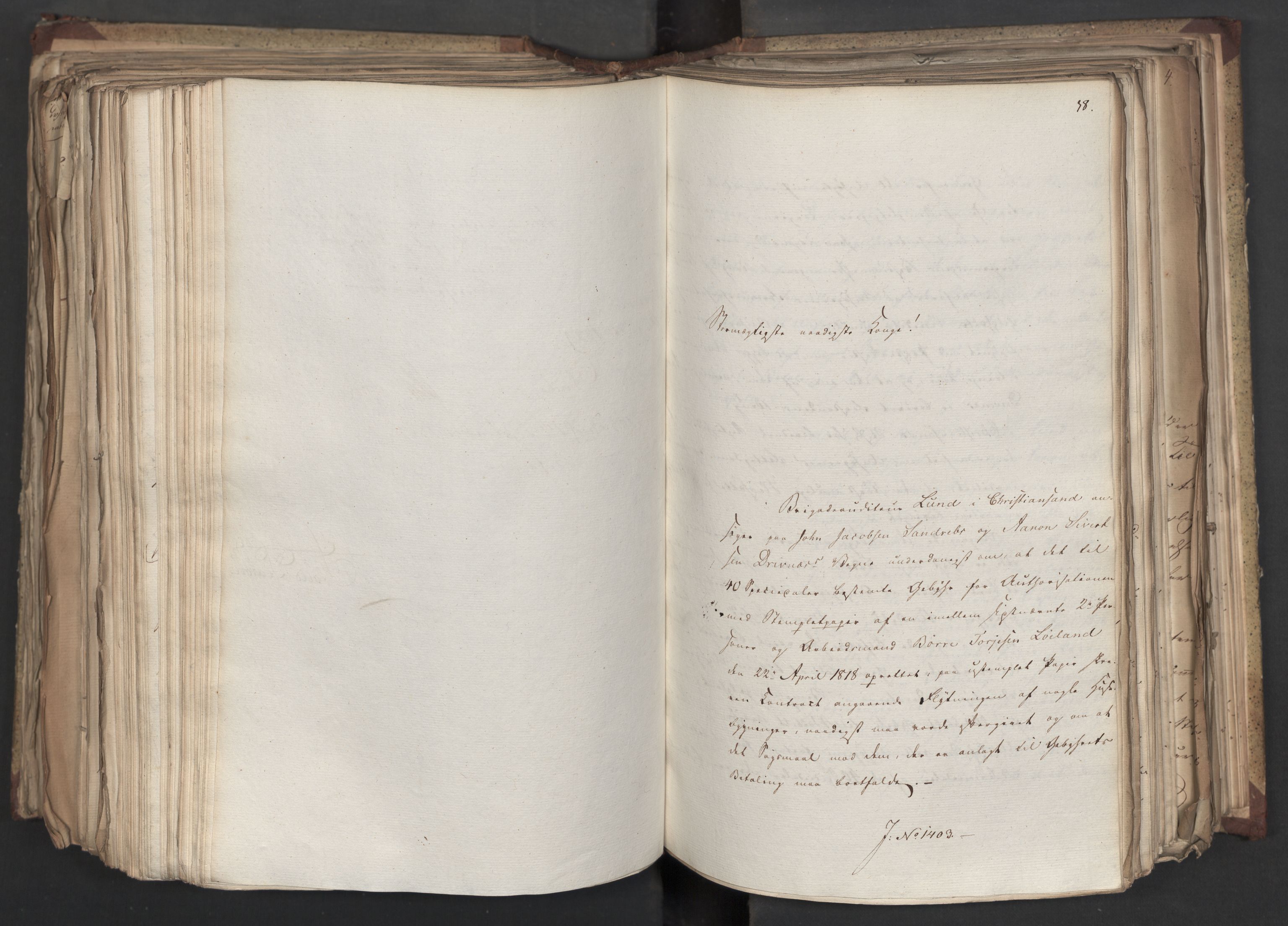 Statsrådsavdelingen i Stockholm, AV/RA-S-1003/D/Da/L0060: Regjeringsinnstillinger nr. 1276-1500, 1829, s. 499