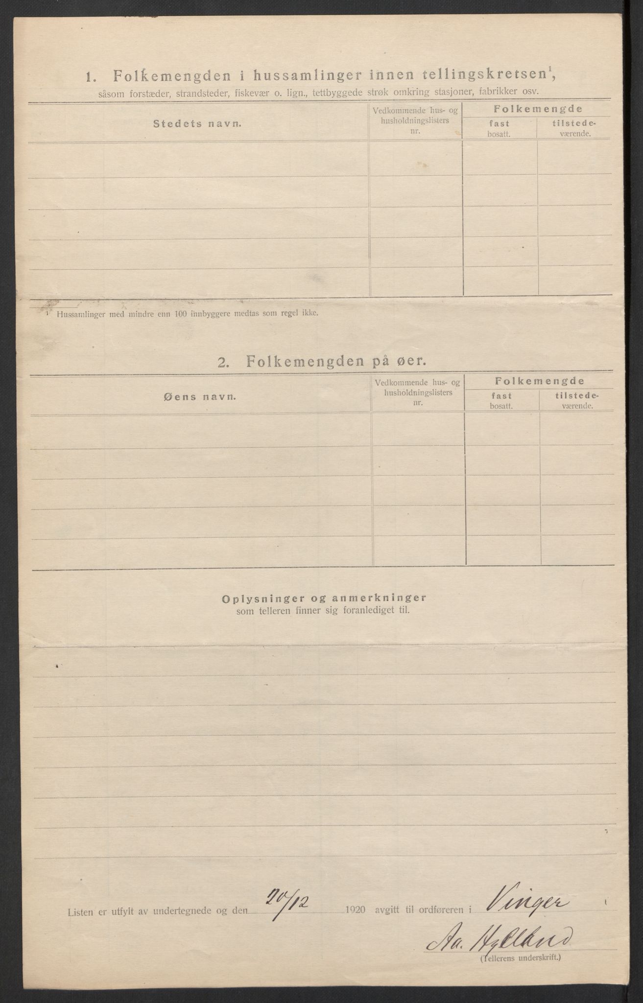 SAH, Folketelling 1920 for 0421 Vinger herred, 1920, s. 21