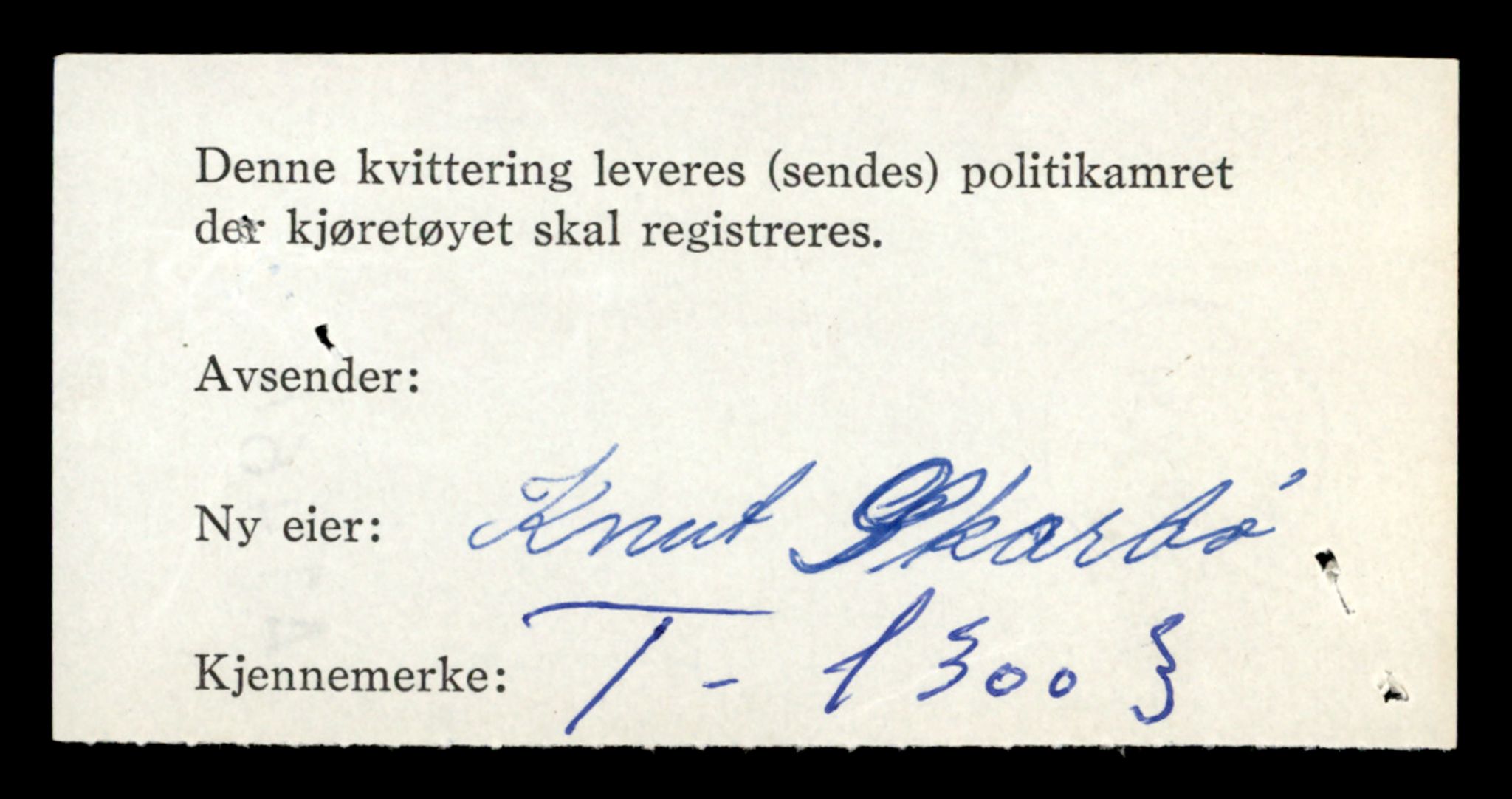 Møre og Romsdal vegkontor - Ålesund trafikkstasjon, SAT/A-4099/F/Fe/L0036: Registreringskort for kjøretøy T 12831 - T 13030, 1927-1998, s. 2542