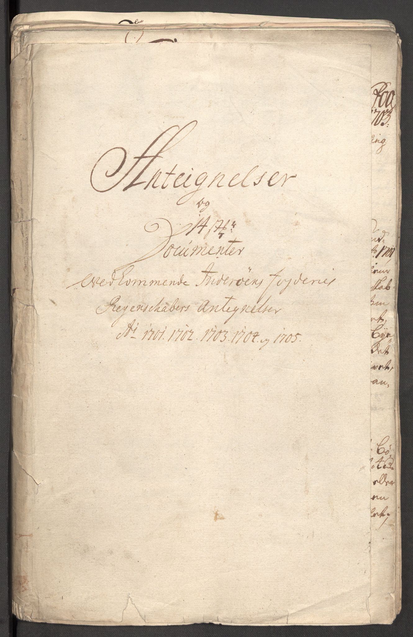 Rentekammeret inntil 1814, Reviderte regnskaper, Fogderegnskap, AV/RA-EA-4092/R63/L4314: Fogderegnskap Inderøy, 1705, s. 219