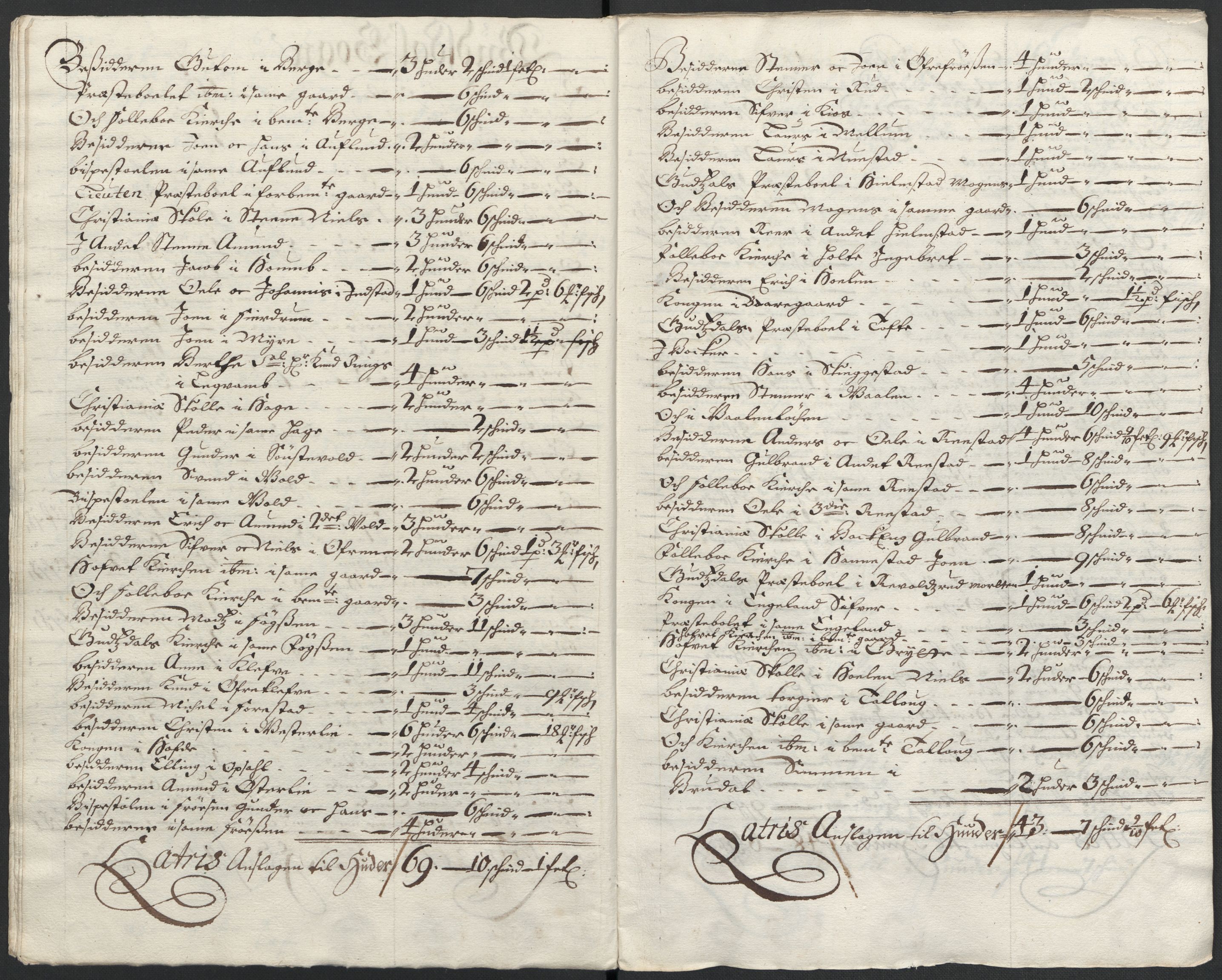 Rentekammeret inntil 1814, Reviderte regnskaper, Fogderegnskap, AV/RA-EA-4092/R17/L1171: Fogderegnskap Gudbrandsdal, 1698, s. 174