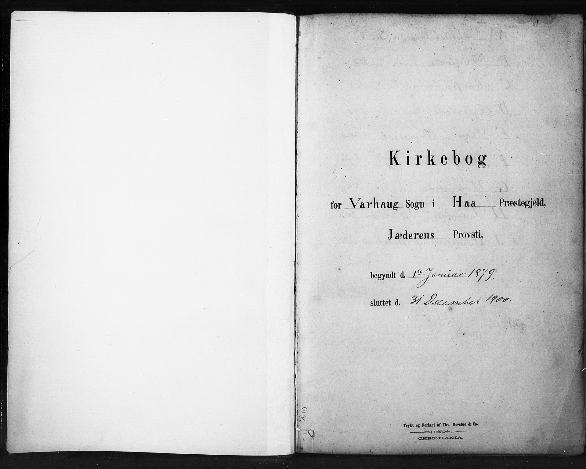 Hå sokneprestkontor, SAST/A-101801/001/30BA/L0011: Ministerialbok nr. A 10, 1879-1900