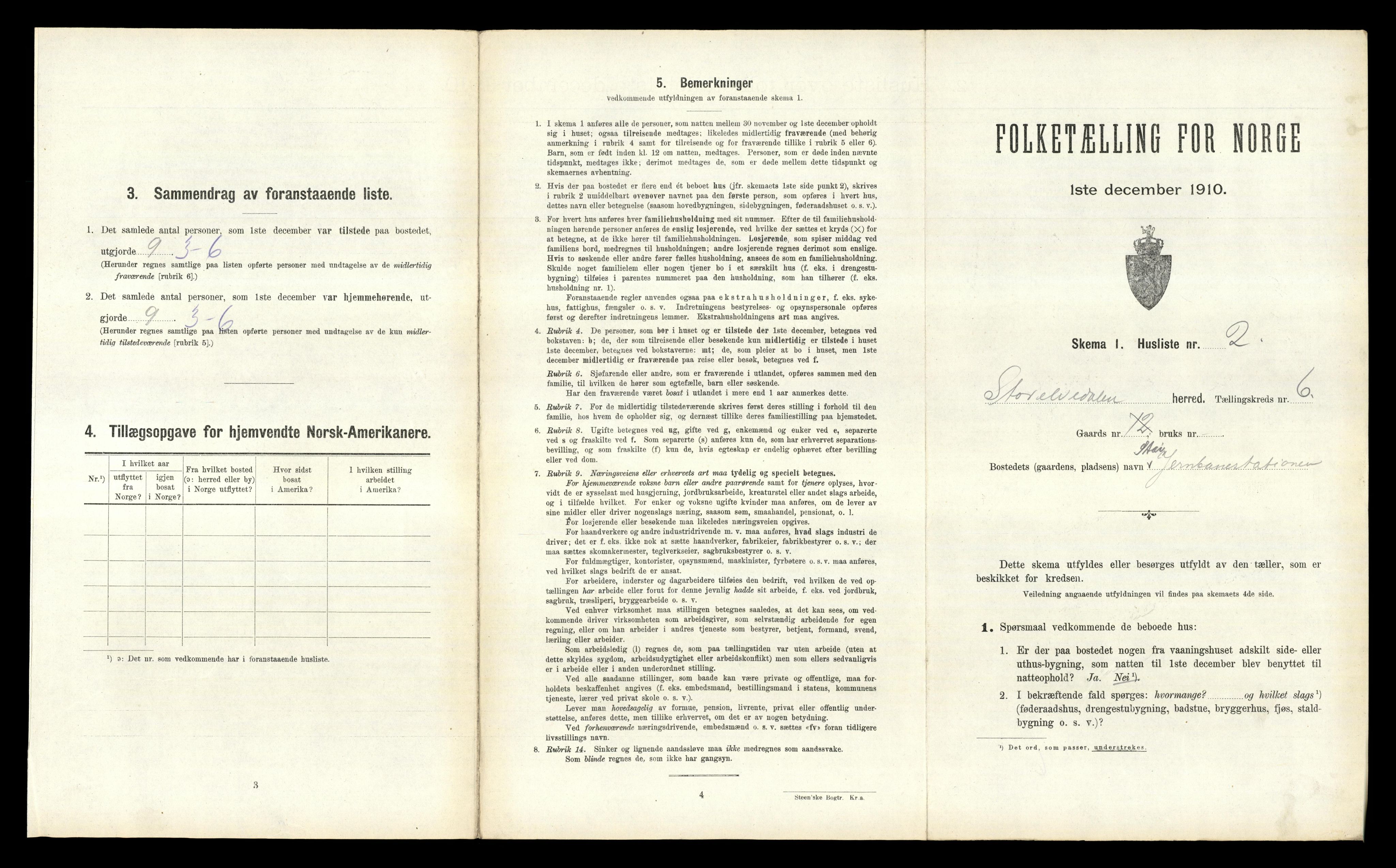 RA, Folketelling 1910 for 0430 Stor-Elvdal herred, 1910, s. 567