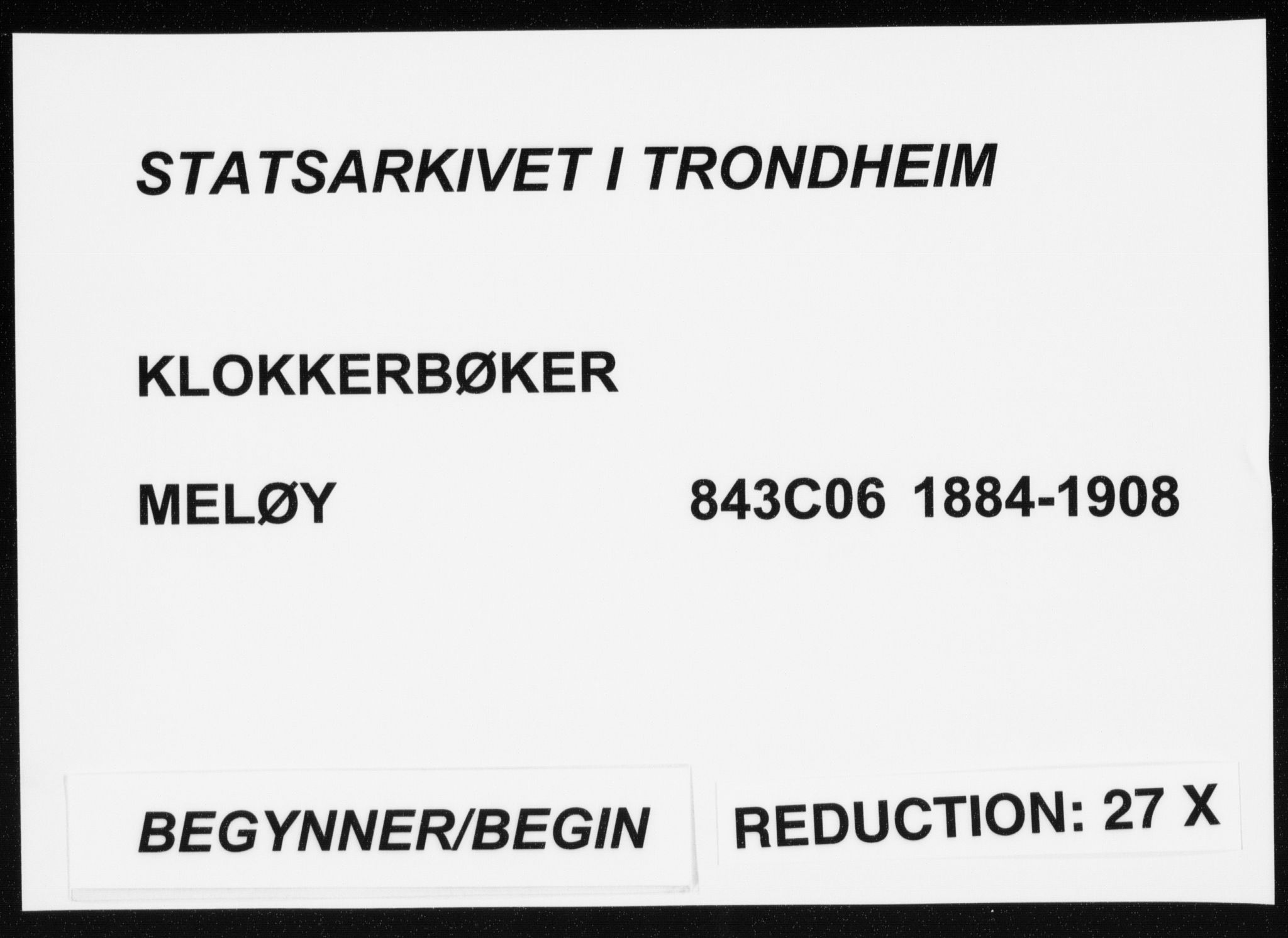 Ministerialprotokoller, klokkerbøker og fødselsregistre - Nordland, SAT/A-1459/843/L0637: Klokkerbok nr. 843C06, 1884-1908