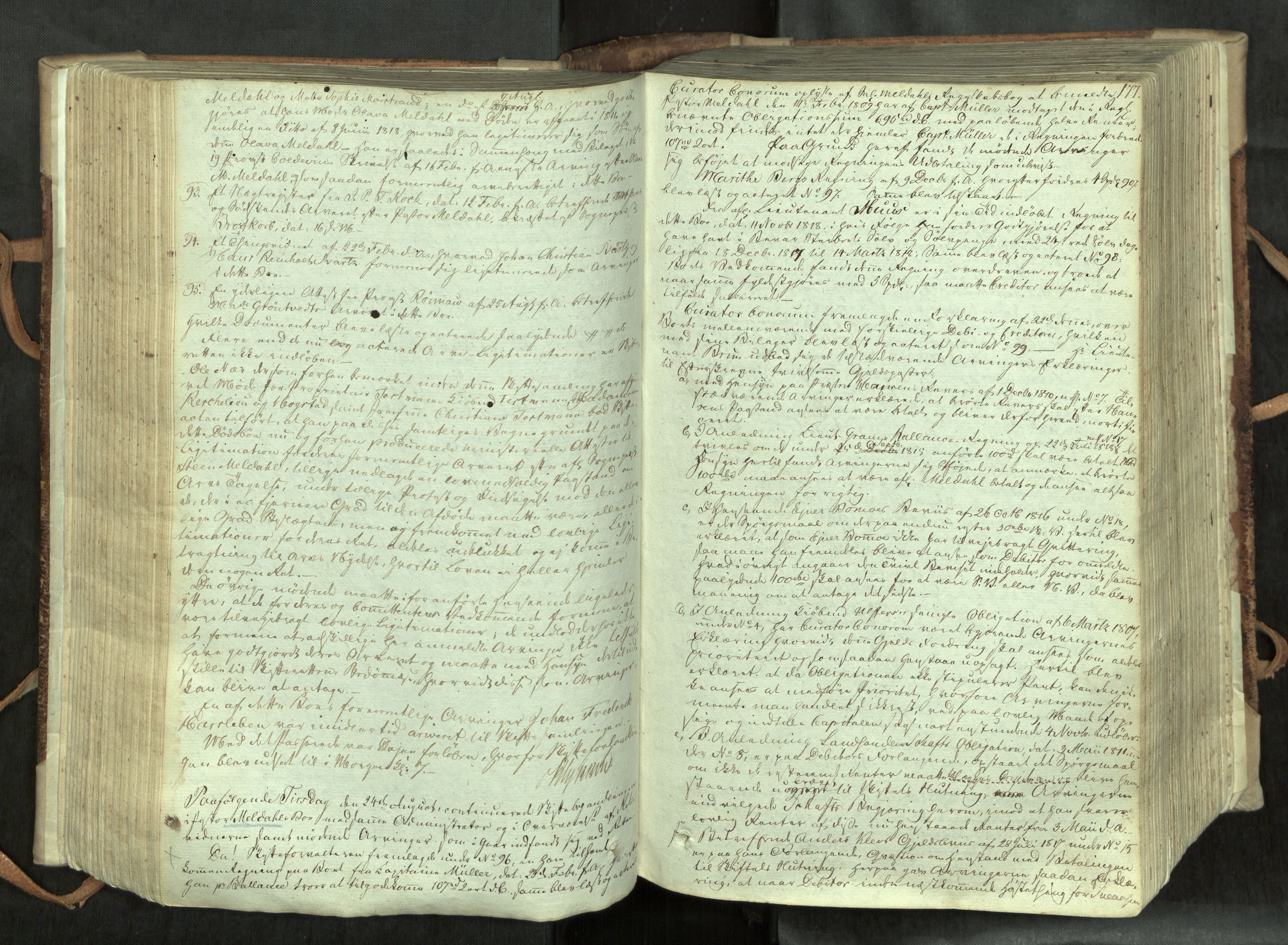 Inderøy sorenskriveri, AV/SAT-A-4147/1/3/3B/L0001: Skifteforhandlingsprotokoll, 1806-1843, s. 177