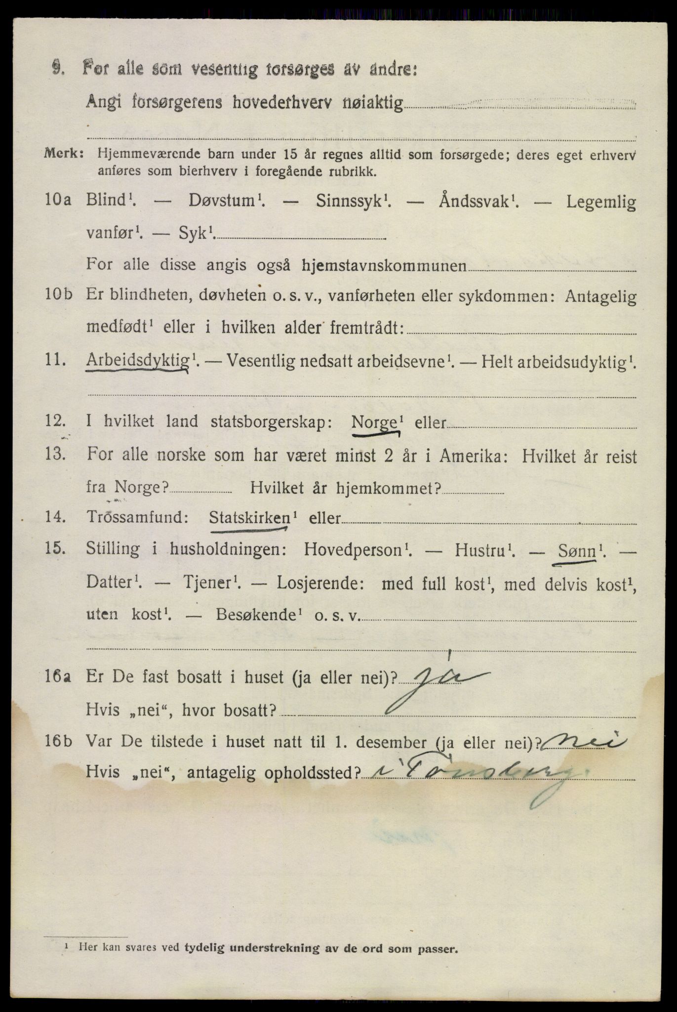 SAKO, Folketelling 1920 for 0722 Nøtterøy herred, 1920, s. 9420