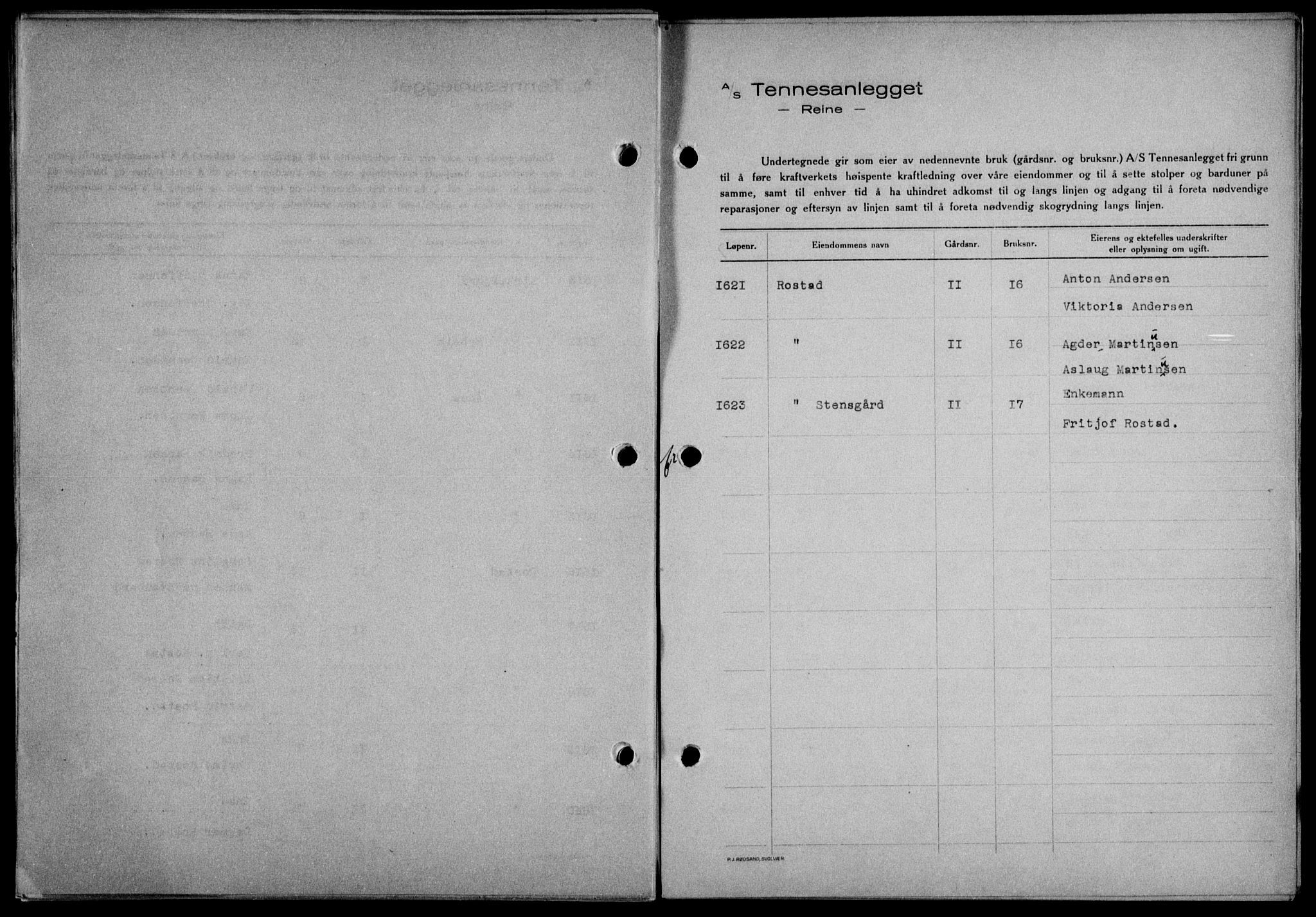 Lofoten sorenskriveri, SAT/A-0017/1/2/2C/L0001a: Pantebok nr. 1a, 1936-1937, Dagboknr: 2016/1936