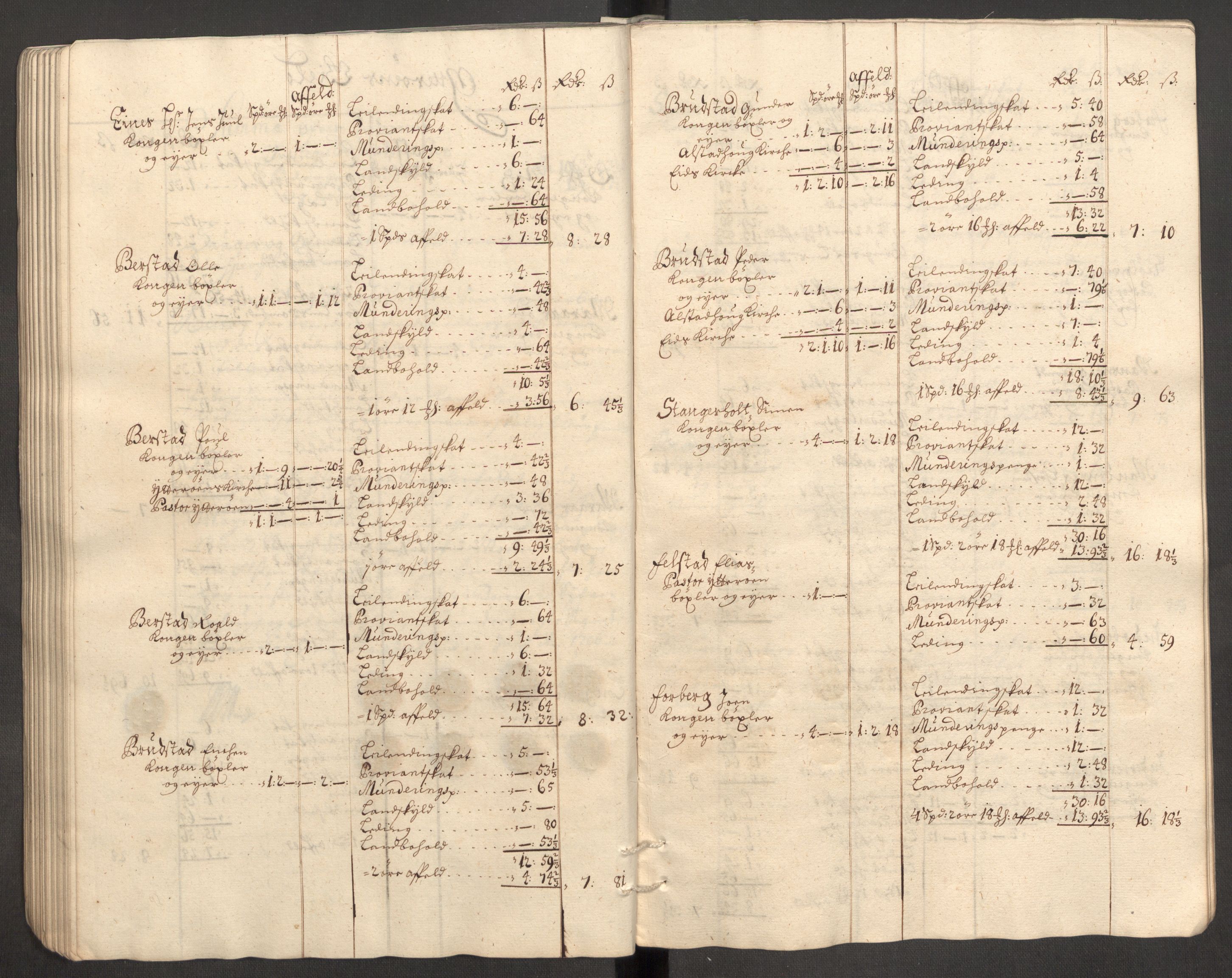 Rentekammeret inntil 1814, Reviderte regnskaper, Fogderegnskap, AV/RA-EA-4092/R63/L4315: Fogderegnskap Inderøy, 1706-1707, s. 108