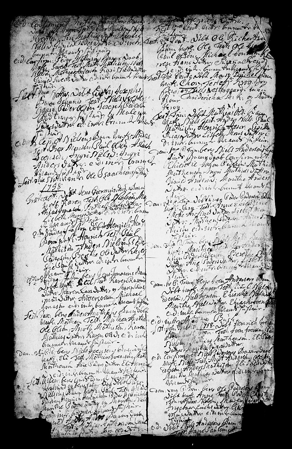 Uten arkivreferanse*, SATØ/-: Annen kirkebok nr. 1, 1752-1752