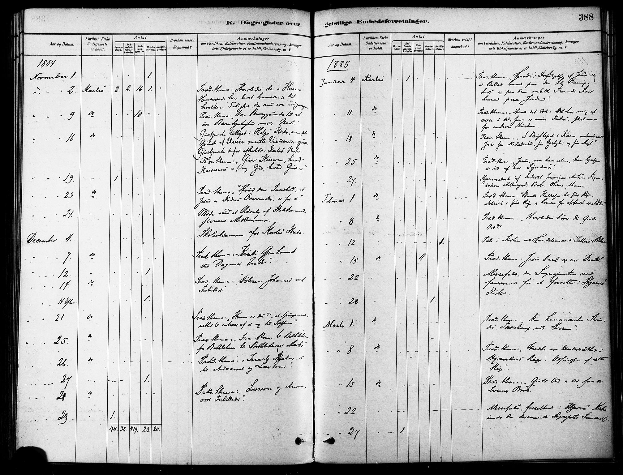Karlsøy sokneprestembete, AV/SATØ-S-1299/H/Ha/Haa/L0006kirke: Ministerialbok nr. 6, 1879-1890, s. 388