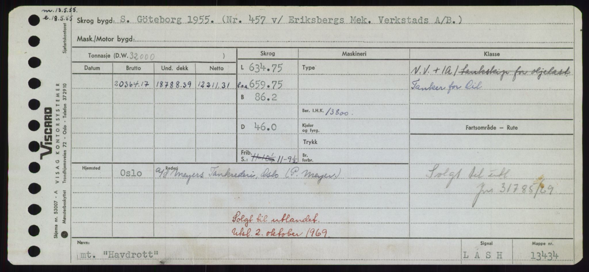 Sjøfartsdirektoratet med forløpere, Skipsmålingen, AV/RA-S-1627/H/Hd/L0014: Fartøy, H-Havl, s. 509