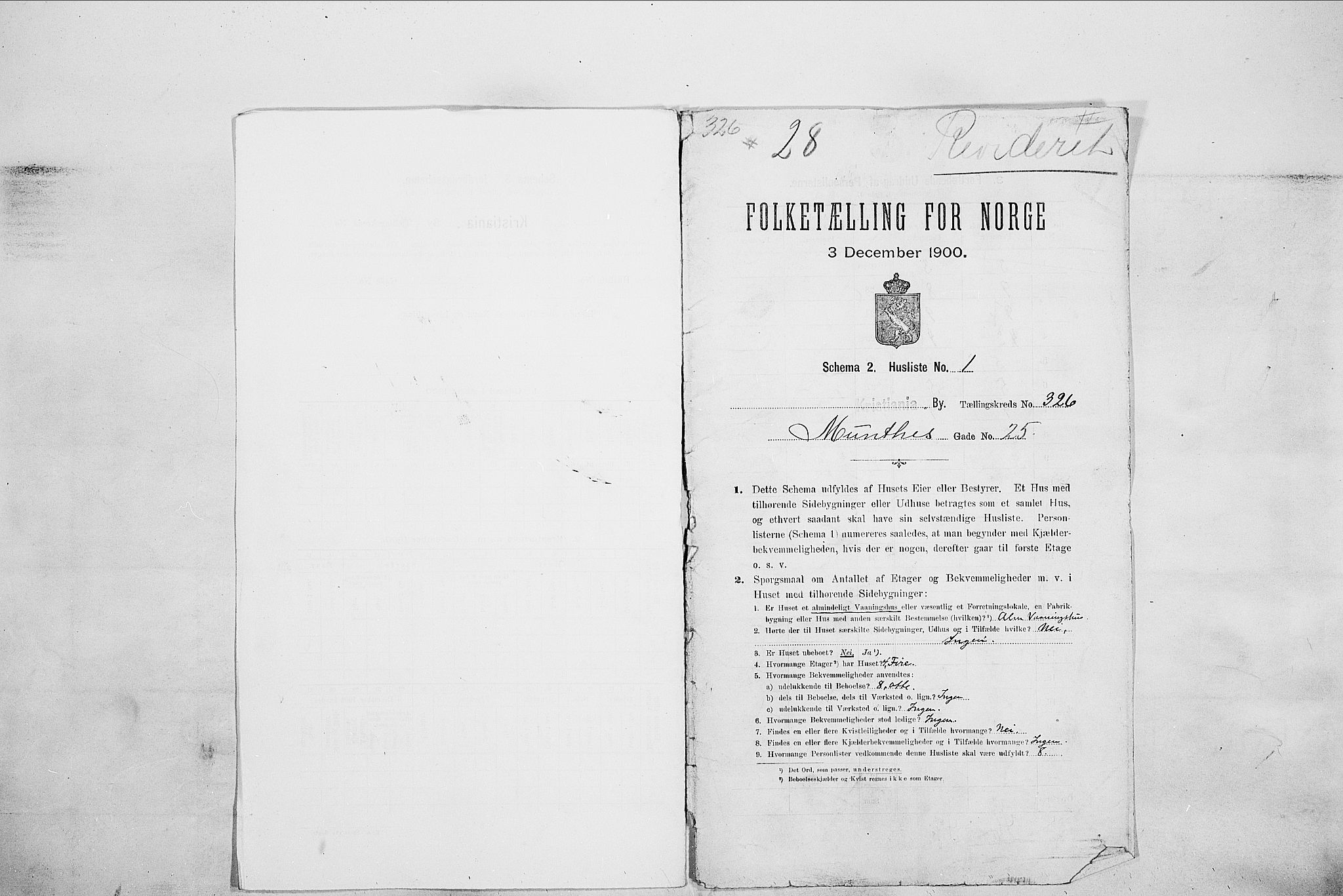 SAO, Folketelling 1900 for 0301 Kristiania kjøpstad, 1900, s. 61765