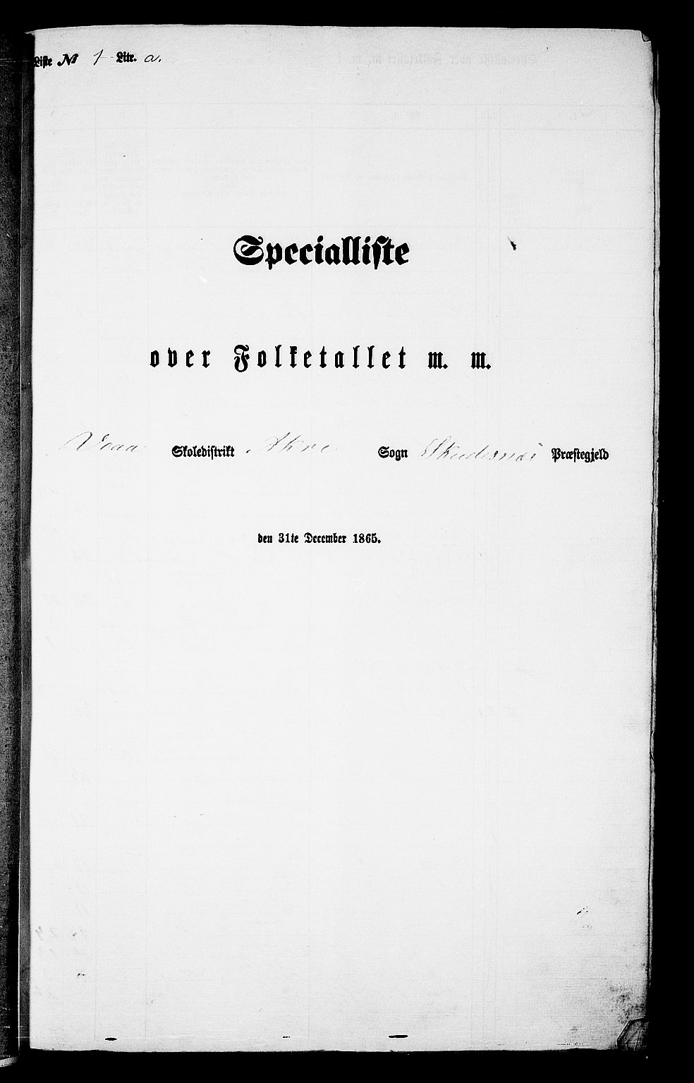 RA, Folketelling 1865 for 1150P Skudenes prestegjeld, 1865, s. 12