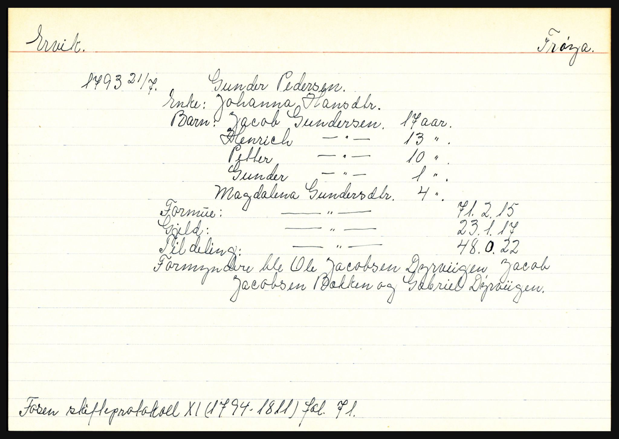 Fosen sorenskriveri, SAT/A-1107/1/3, 1681-1823, s. 1361