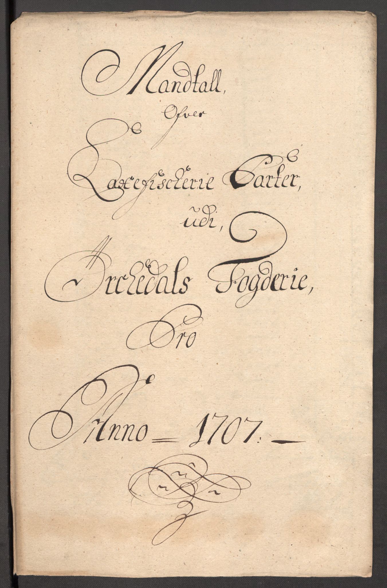 Rentekammeret inntil 1814, Reviderte regnskaper, Fogderegnskap, AV/RA-EA-4092/R60/L3957: Fogderegnskap Orkdal og Gauldal, 1707, s. 264