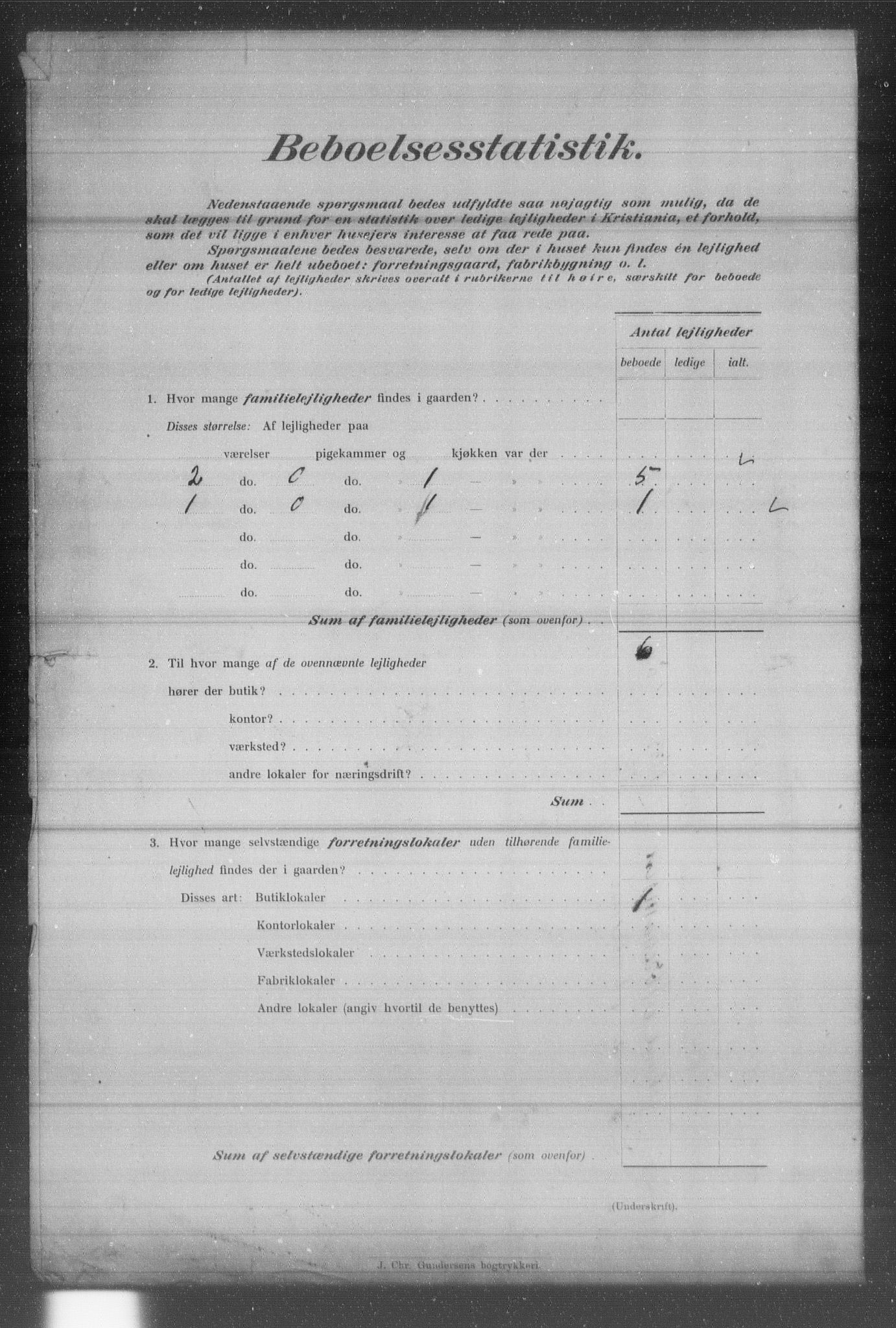 OBA, Kommunal folketelling 31.12.1903 for Kristiania kjøpstad, 1903, s. 24838