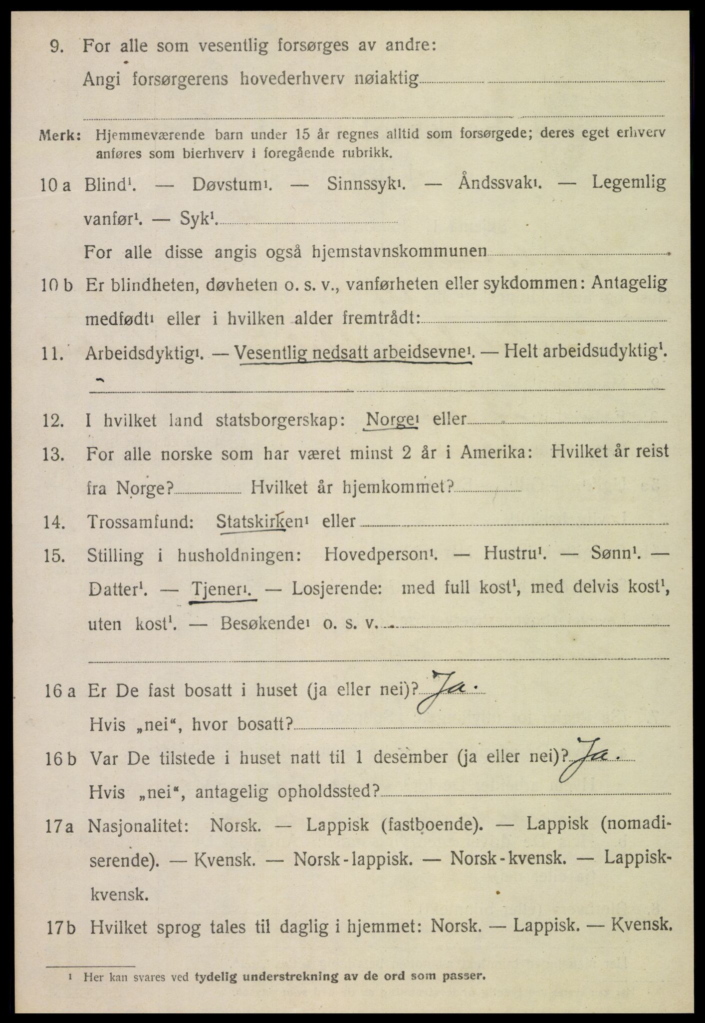 SAT, Folketelling 1920 for 1727 Beitstad herred, 1920, s. 1588