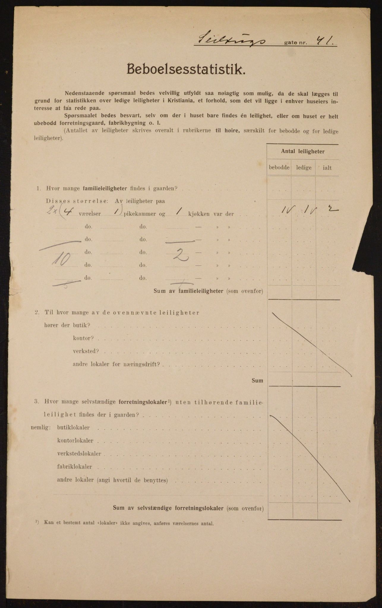 OBA, Kommunal folketelling 1.2.1910 for Kristiania, 1910, s. 90367