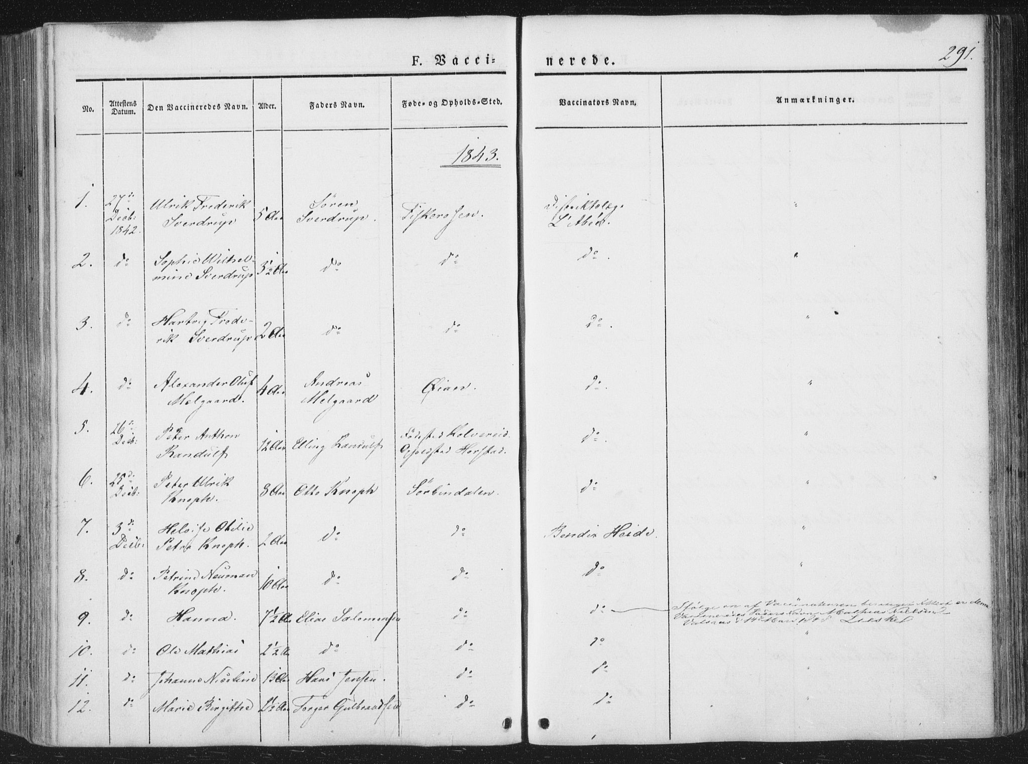 Ministerialprotokoller, klokkerbøker og fødselsregistre - Nordland, SAT/A-1459/810/L0144: Ministerialbok nr. 810A07 /1, 1841-1862, s. 291