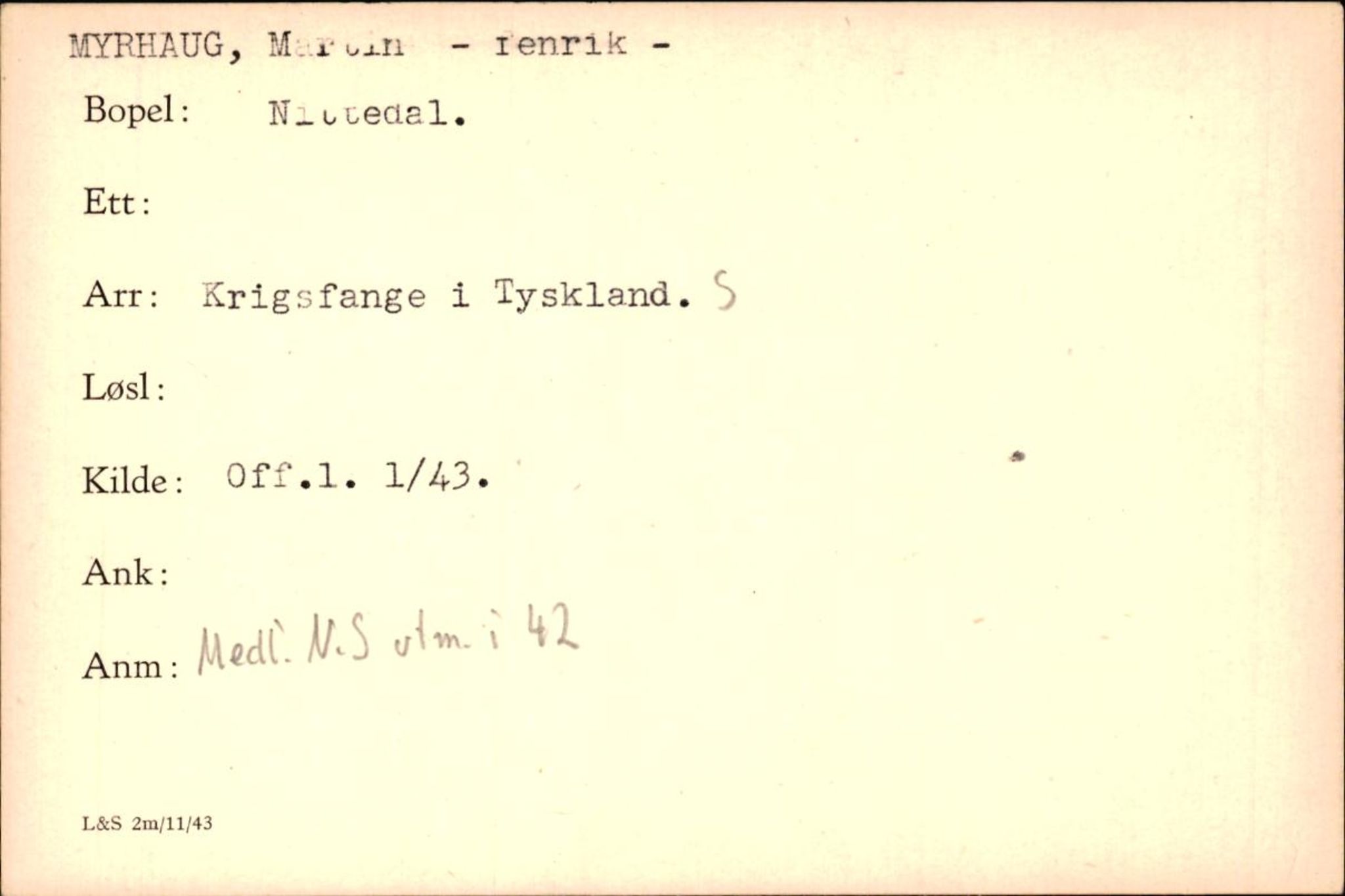 Forsvaret, Forsvarets krigshistoriske avdeling, AV/RA-RAFA-2017/Y/Yf/L0200: II-C-11-2102  -  Norske krigsfanger i Tyskland, 1940-1945, s. 752