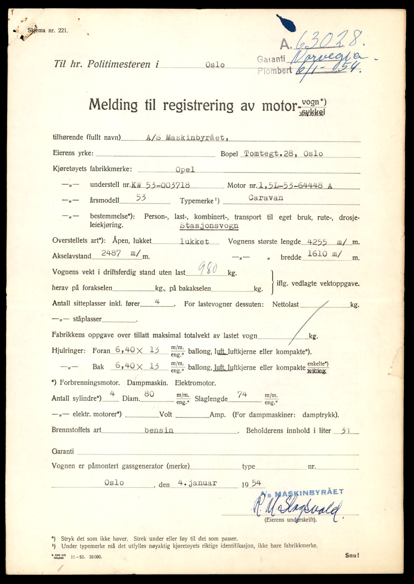 Møre og Romsdal vegkontor - Ålesund trafikkstasjon, AV/SAT-A-4099/F/Fe/L0043: Registreringskort for kjøretøy T 14080 - T 14204, 1927-1998, s. 35