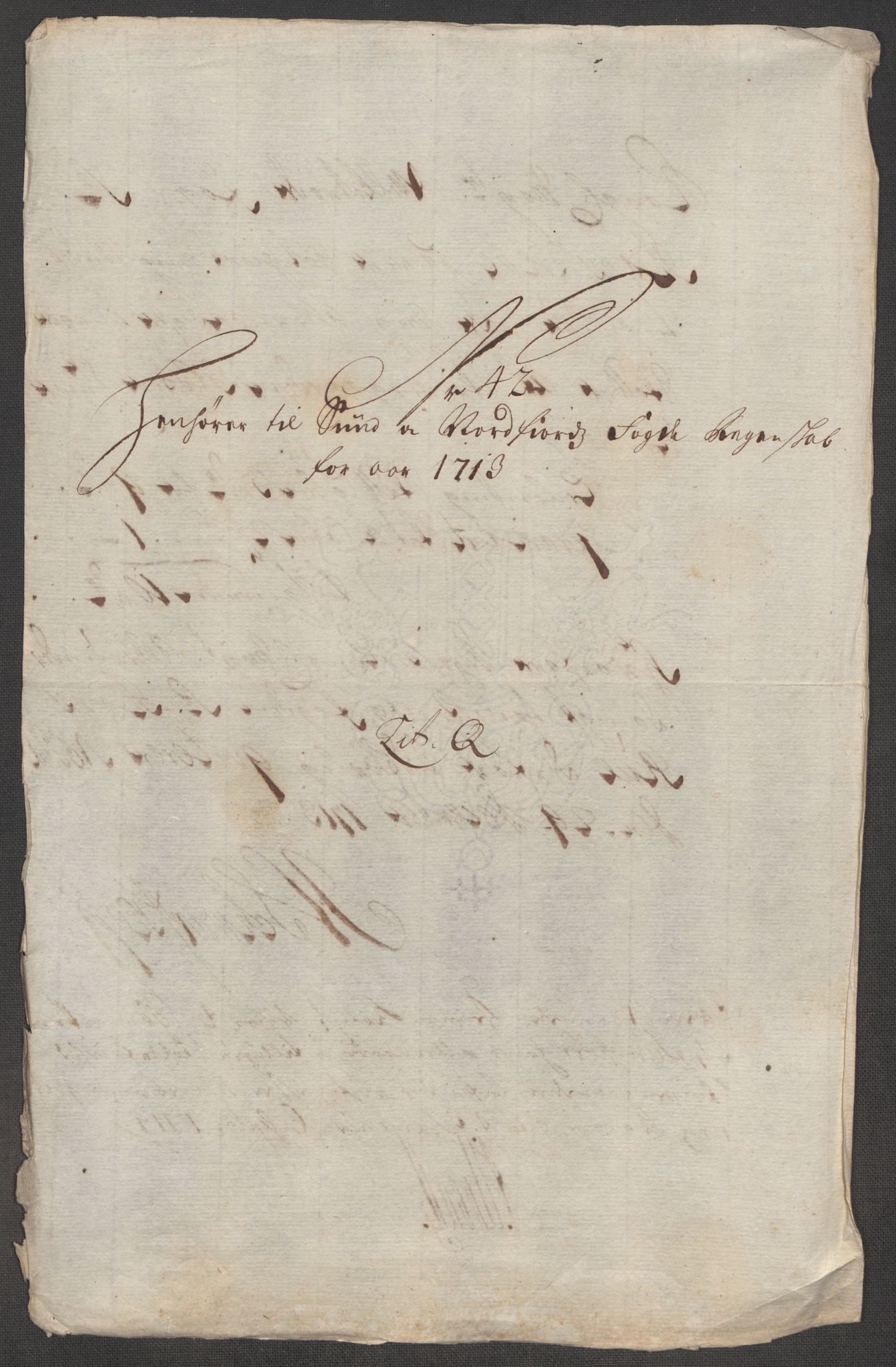 Rentekammeret inntil 1814, Reviderte regnskaper, Fogderegnskap, RA/EA-4092/R53/L3437: Fogderegnskap Sunn- og Nordfjord, 1713, s. 363