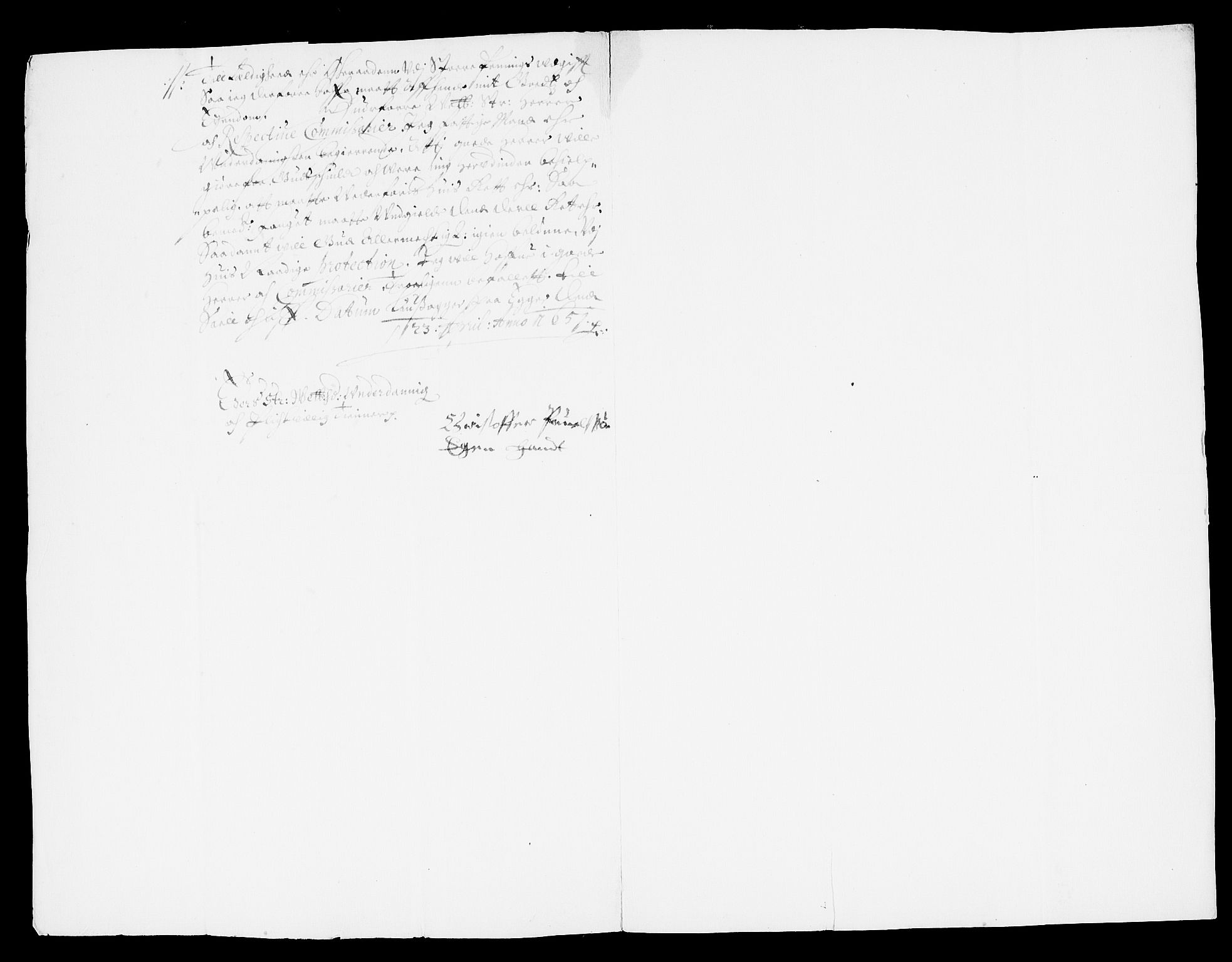 Danske Kanselli, Skapsaker, AV/RA-EA-4061/F/L0007: Skap 8, pakke 150A, litra A-V, 1644-1651, s. 19