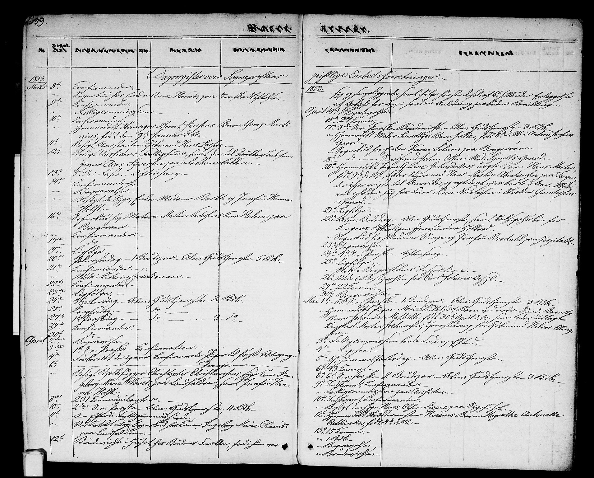 Bragernes kirkebøker, AV/SAKO-A-6/F/Fc/L0001: Ministerialbok nr. III 1, 1830-1853, s. 339