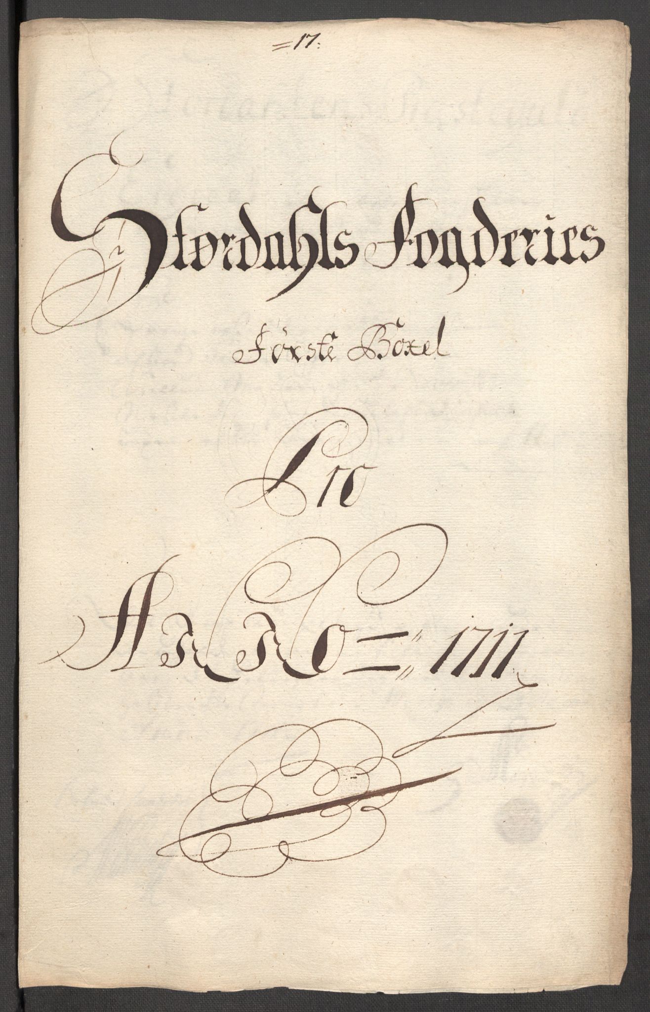 Rentekammeret inntil 1814, Reviderte regnskaper, Fogderegnskap, RA/EA-4092/R62/L4201: Fogderegnskap Stjørdal og Verdal, 1711, s. 178