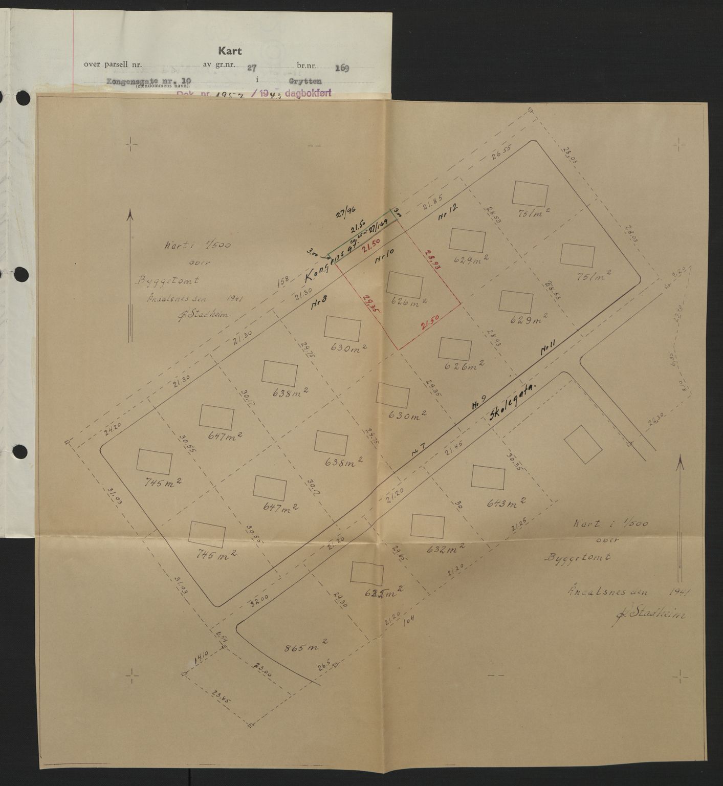 Romsdal sorenskriveri, AV/SAT-A-4149/1/2/2C: Pantebok nr. A10, 1941-1941, Dagboknr: 1565/1941