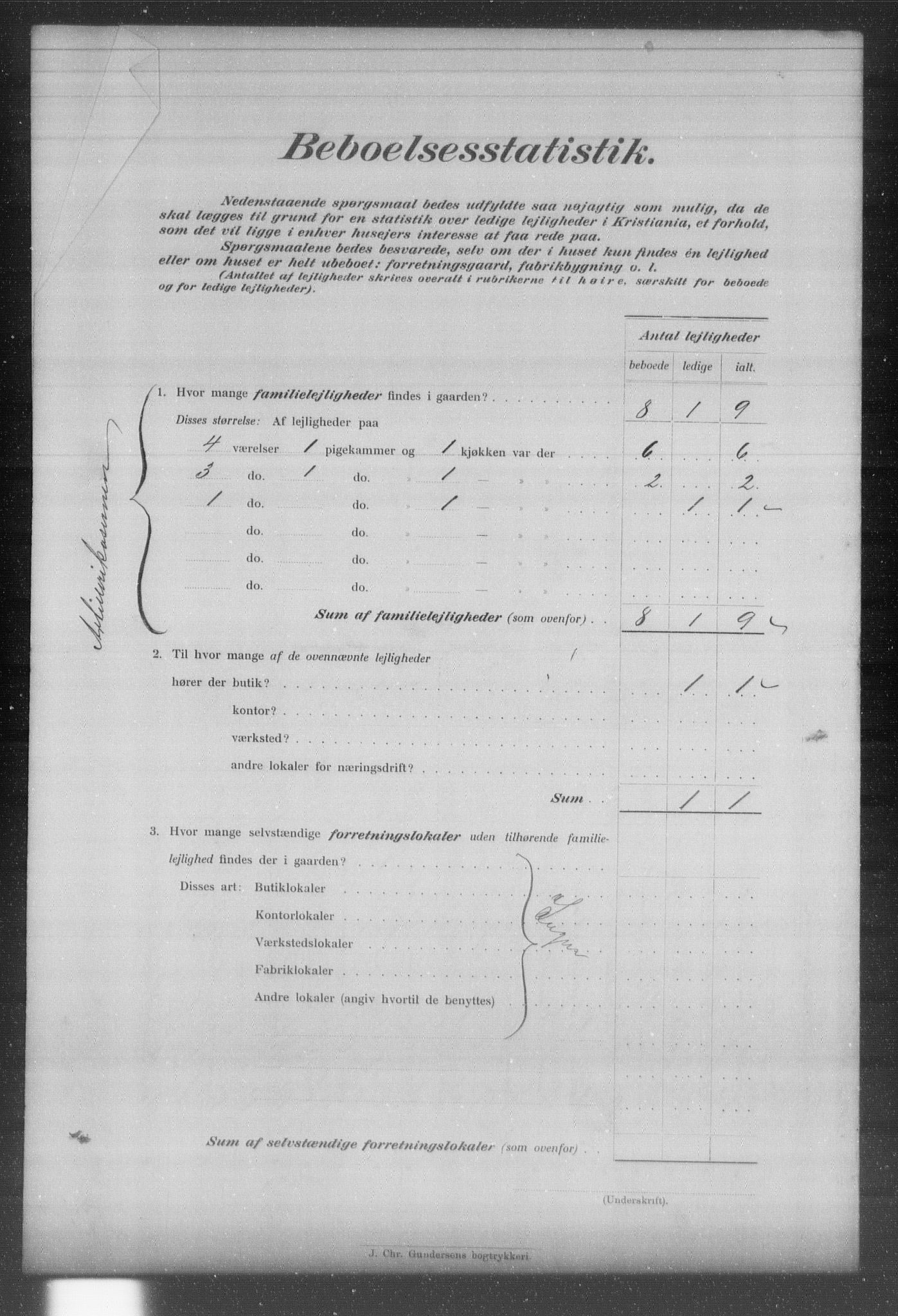 OBA, Kommunal folketelling 31.12.1903 for Kristiania kjøpstad, 1903, s. 16772