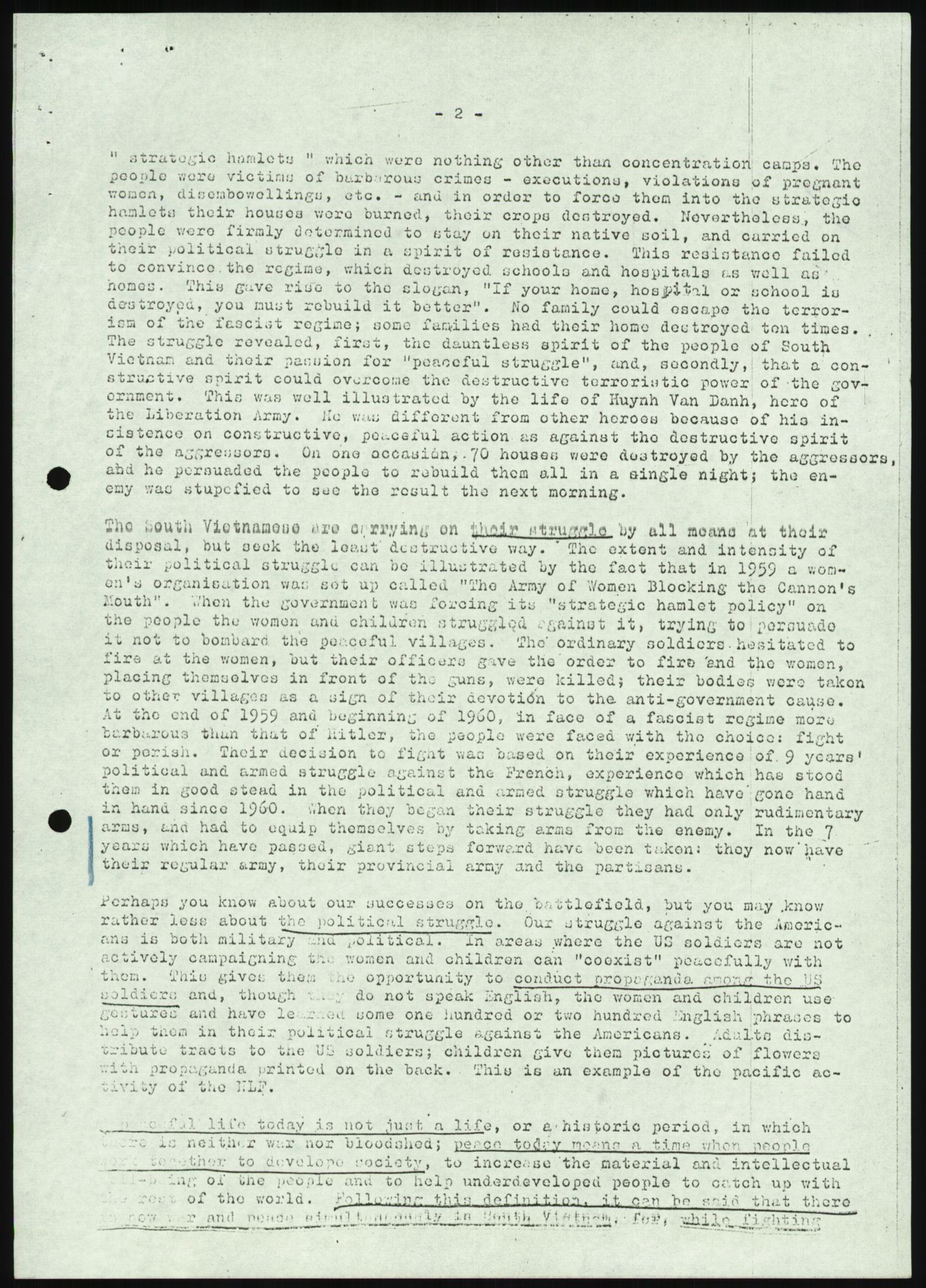 Utenriksdepartementet, hovedarkiv, AV/RA-S-6794/D/Da/Daa/L0969/0001: Verdenspolitikk. Fremmede staters politikk. Generelt / Sør-Vietnam: Nobelpristakeres fredsaksjoner (2 mapper), 1967-1969, s. 28
