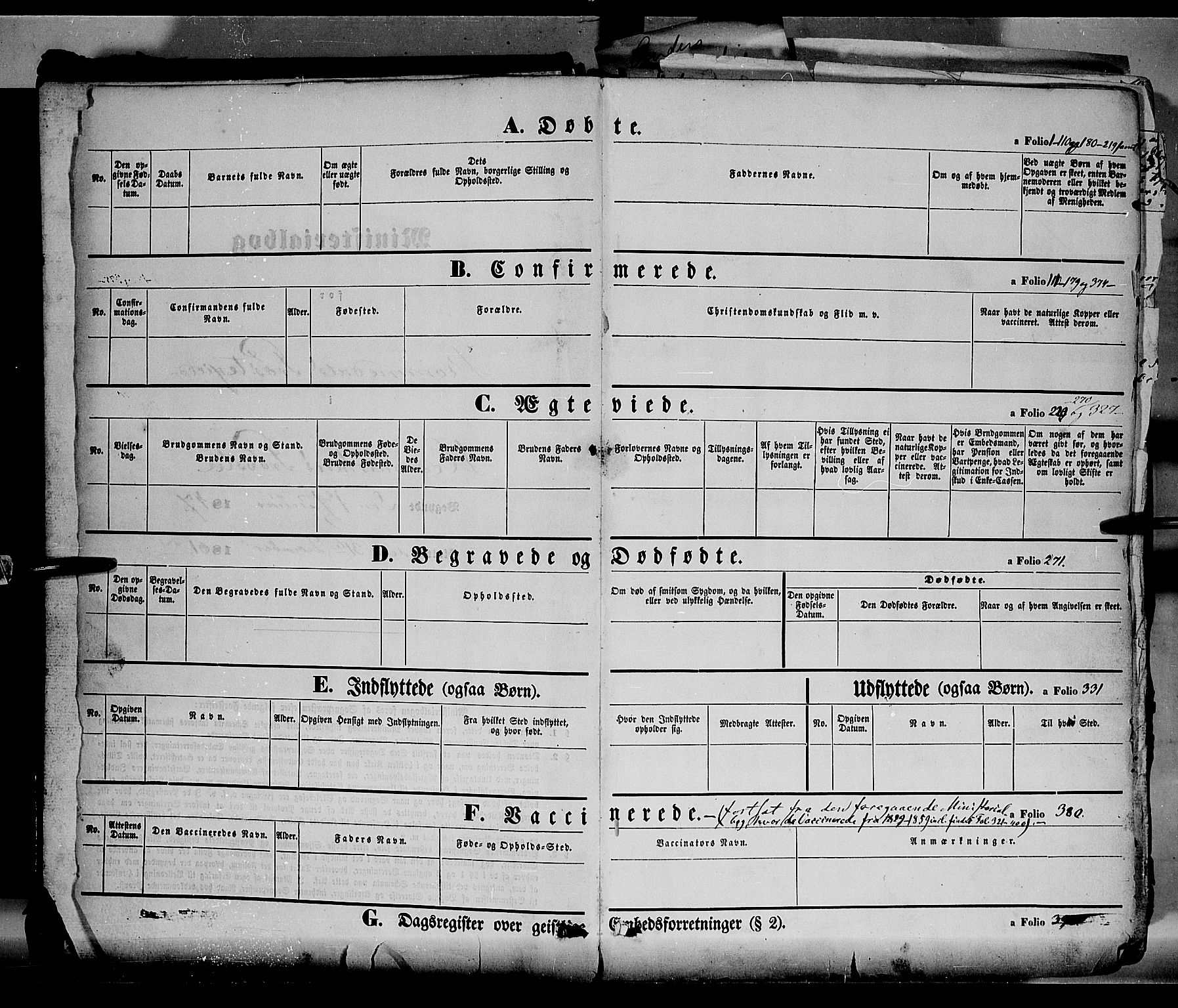 Romedal prestekontor, AV/SAH-PREST-004/K/L0004: Ministerialbok nr. 4, 1847-1861