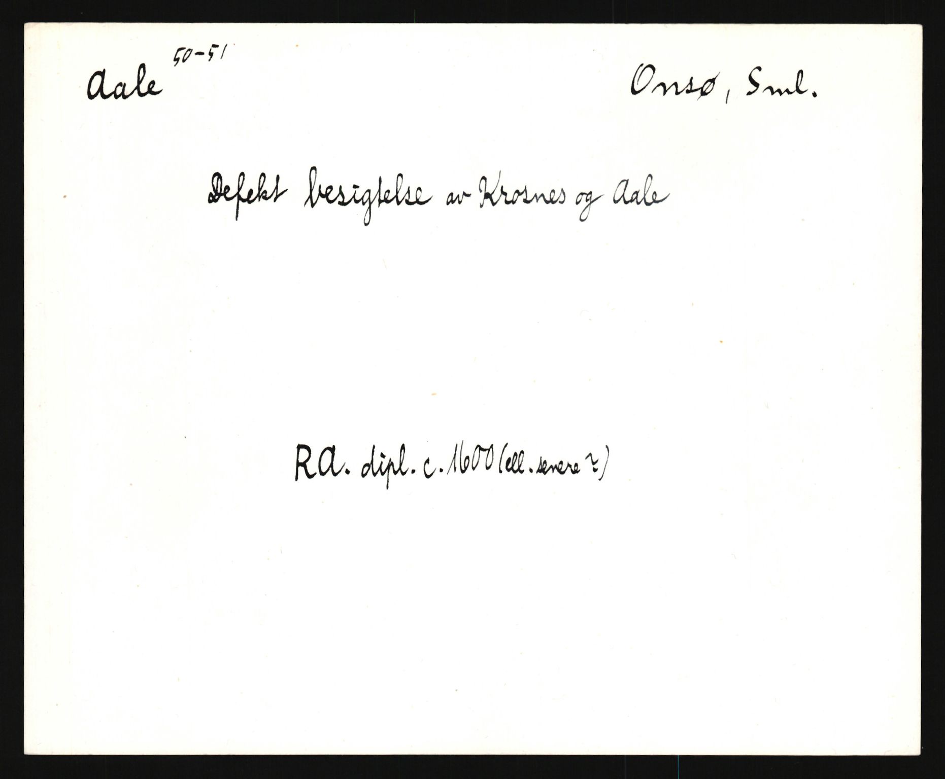 Riksarkivets diplomsamling, AV/RA-EA-5965/F35/F35e/L0003: Registreringssedler Østfold 3, 1300-1900, s. 319