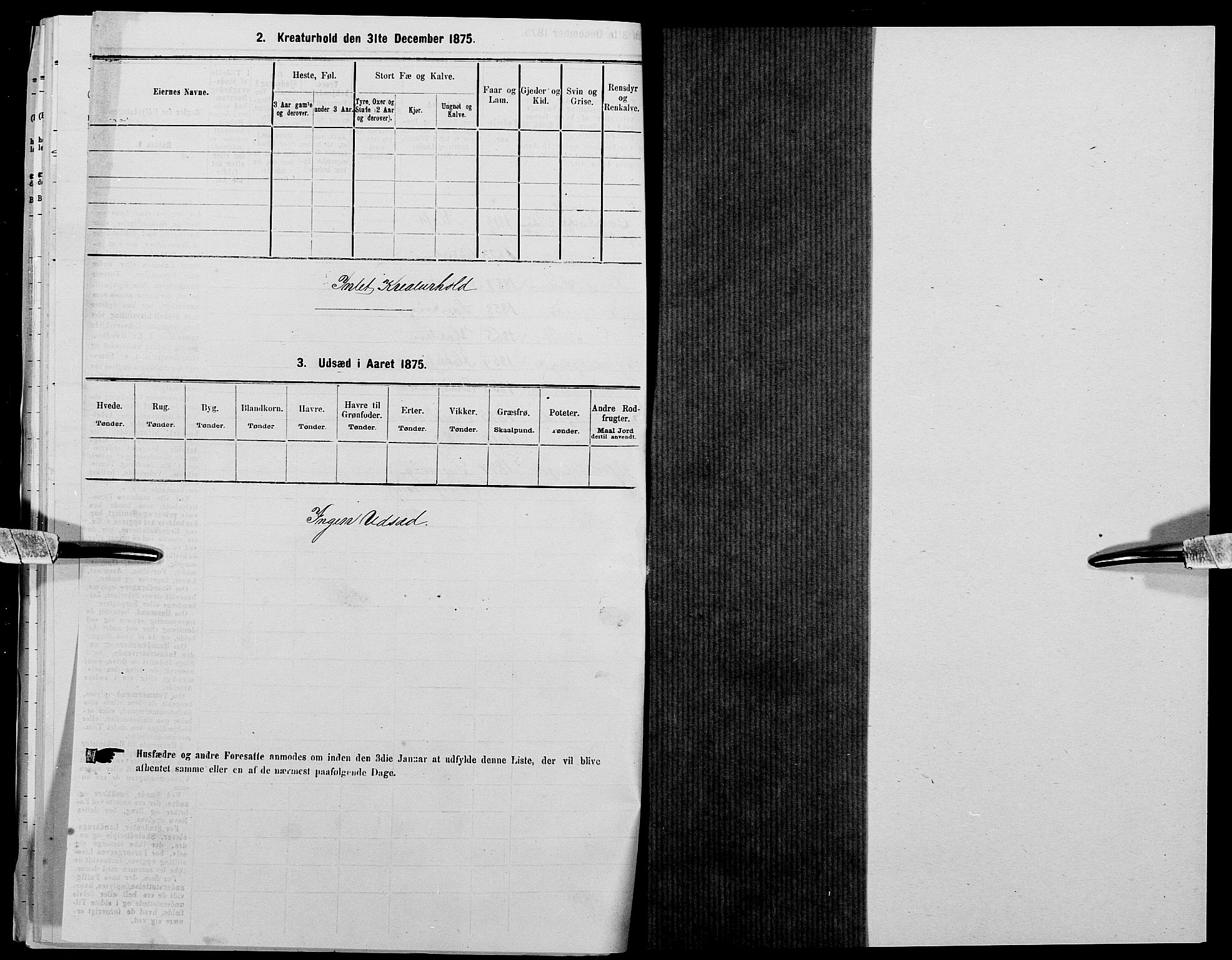 SAK, Folketelling 1875 for 1001P Kristiansand prestegjeld, 1875, s. 1818