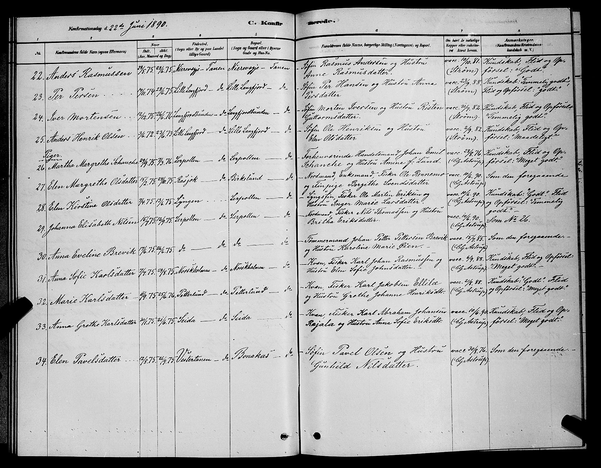 Tana sokneprestkontor, AV/SATØ-S-1334/H/Hb/L0003klokker: Klokkerbok nr. 3, 1878-1890