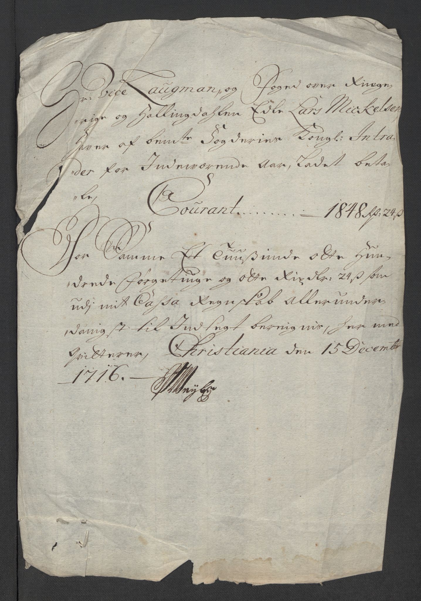 Rentekammeret inntil 1814, Reviderte regnskaper, Fogderegnskap, AV/RA-EA-4092/R23/L1474: Fogderegnskap Ringerike og Hallingdal, 1716, s. 222