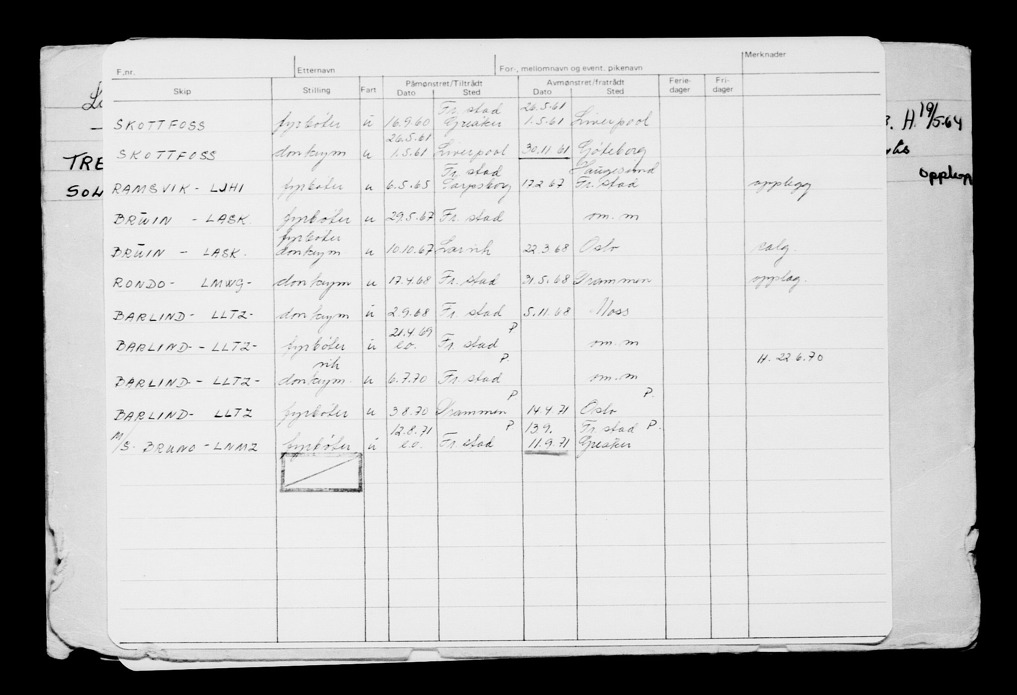 Direktoratet for sjømenn, AV/RA-S-3545/G/Gb/L0070: Hovedkort, 1907, s. 82