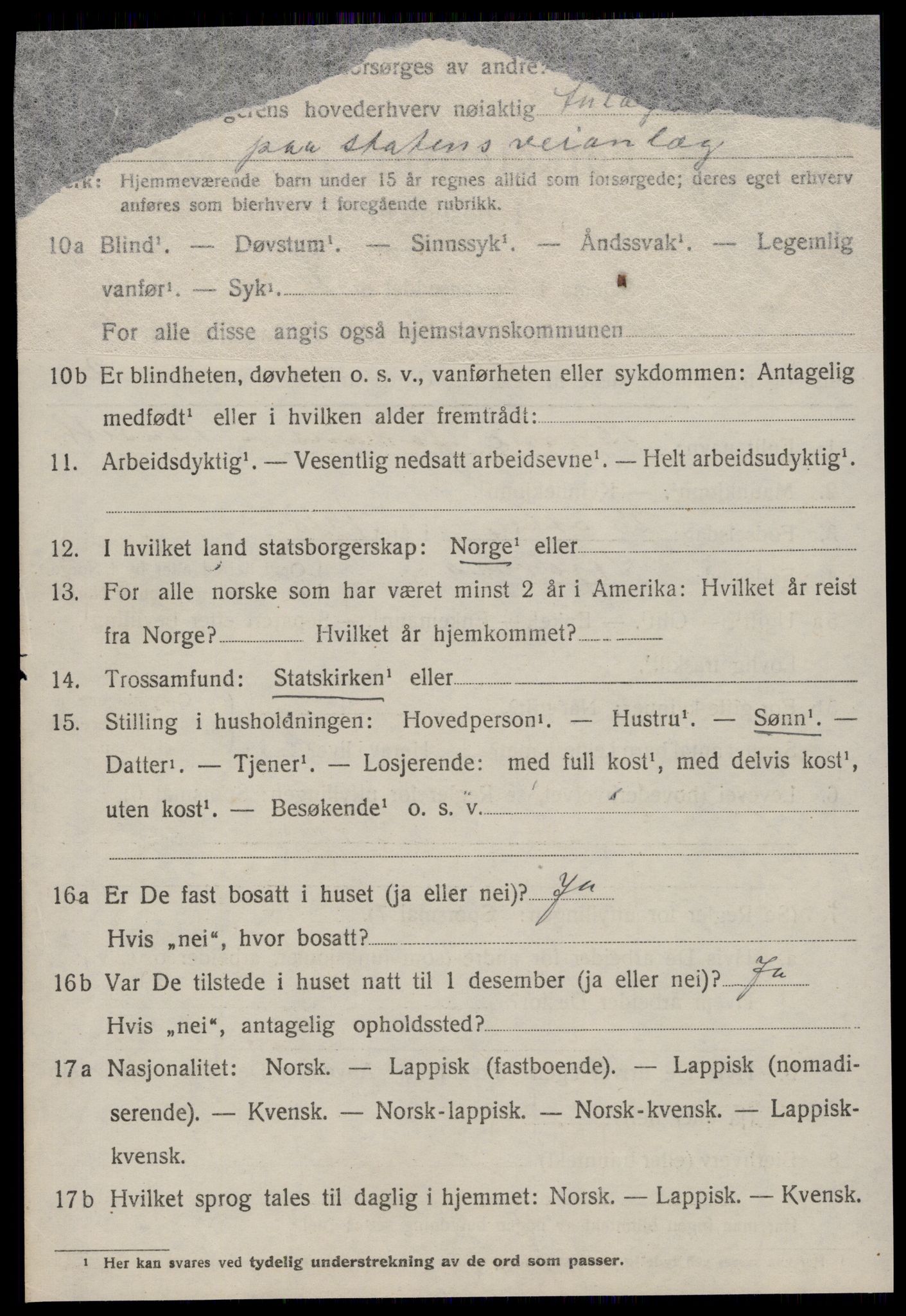 SAT, Folketelling 1920 for 1626 Stjørna herred, 1920, s. 3831