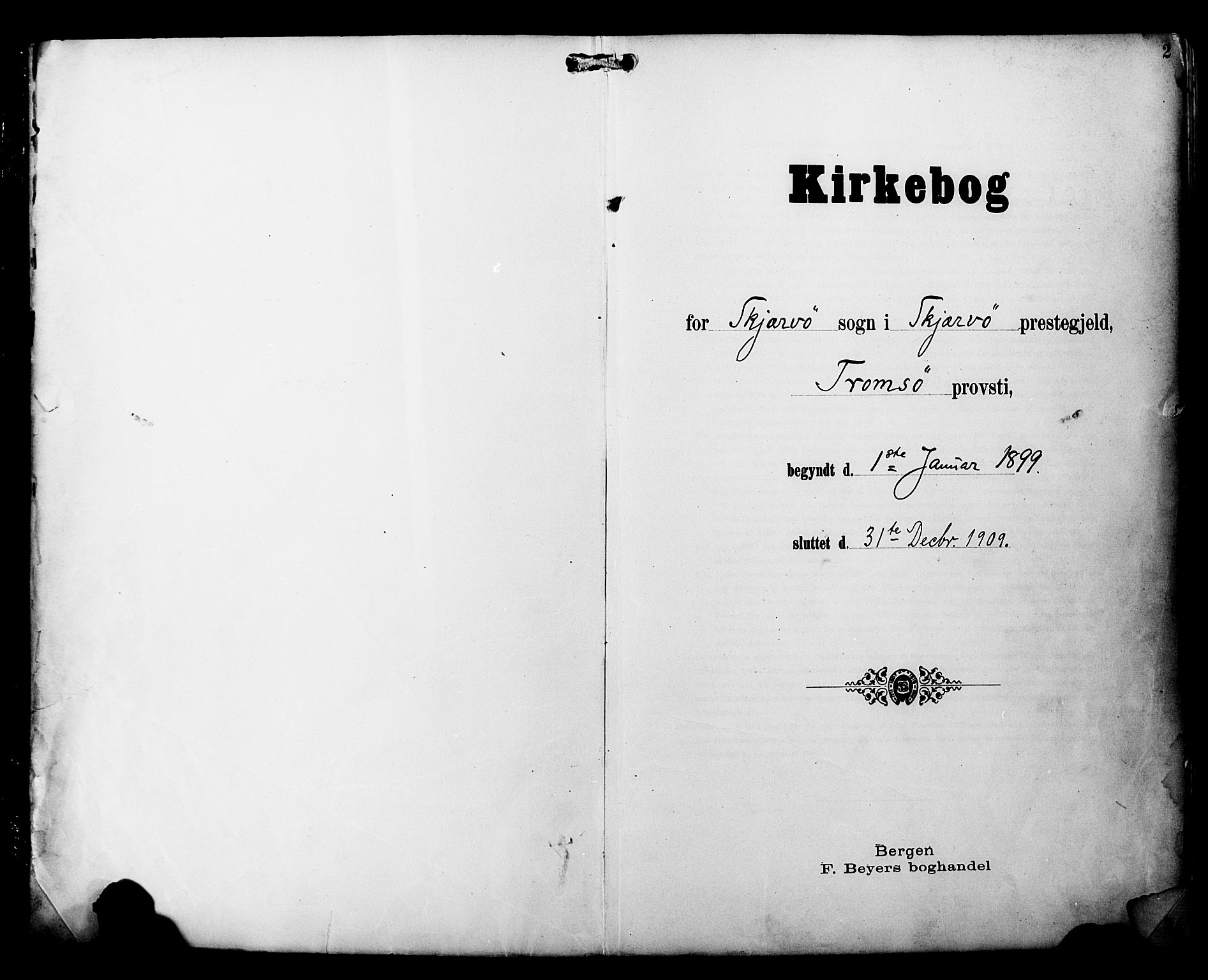 Skjervøy sokneprestkontor, AV/SATØ-S-1300/H/Ha/Haa/L0015kirke: Ministerialbok nr. 15, 1899-1909, s. 2