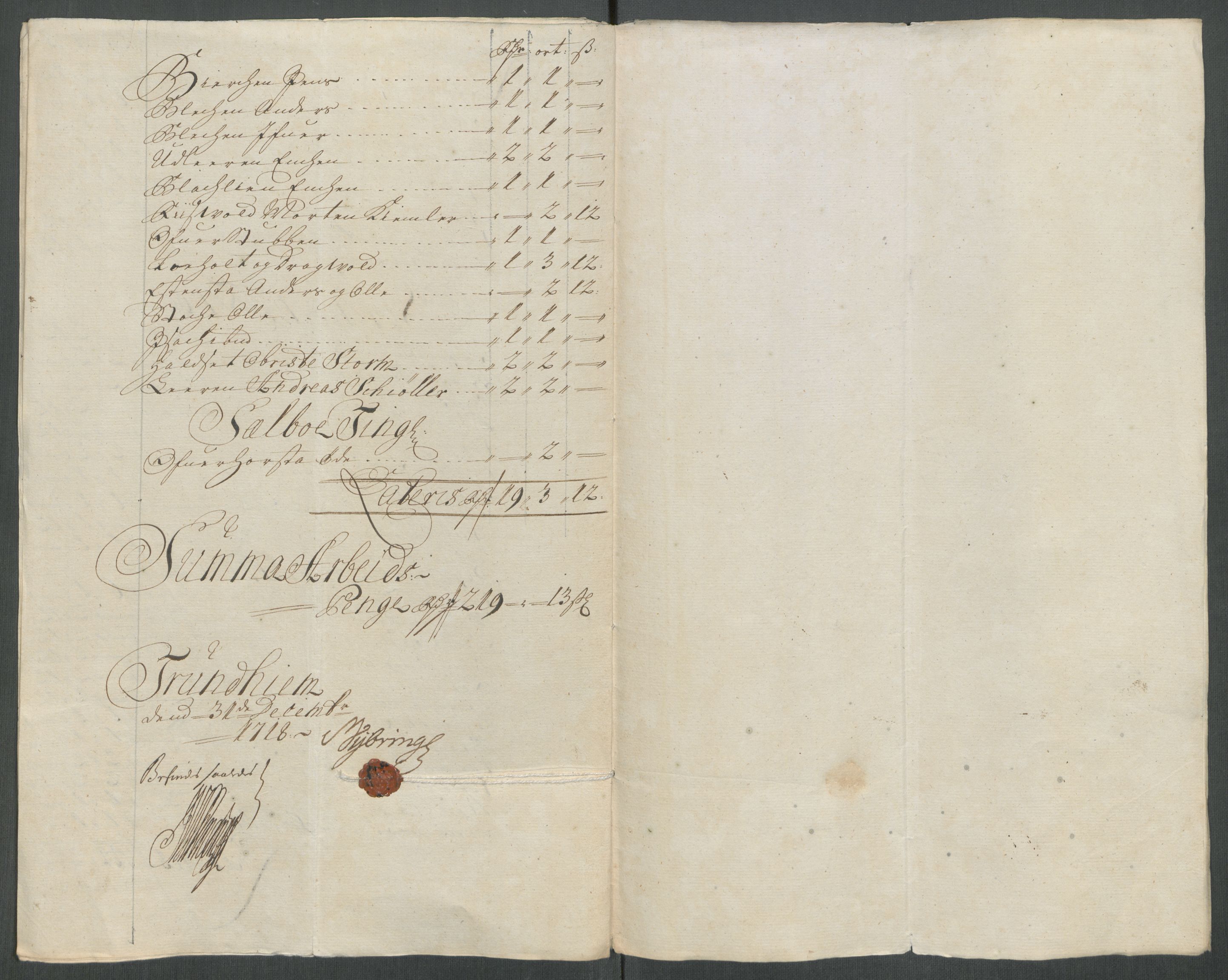 Rentekammeret inntil 1814, Reviderte regnskaper, Fogderegnskap, AV/RA-EA-4092/R61/L4116: Fogderegnskap Strinda og Selbu, 1717-1718, s. 445