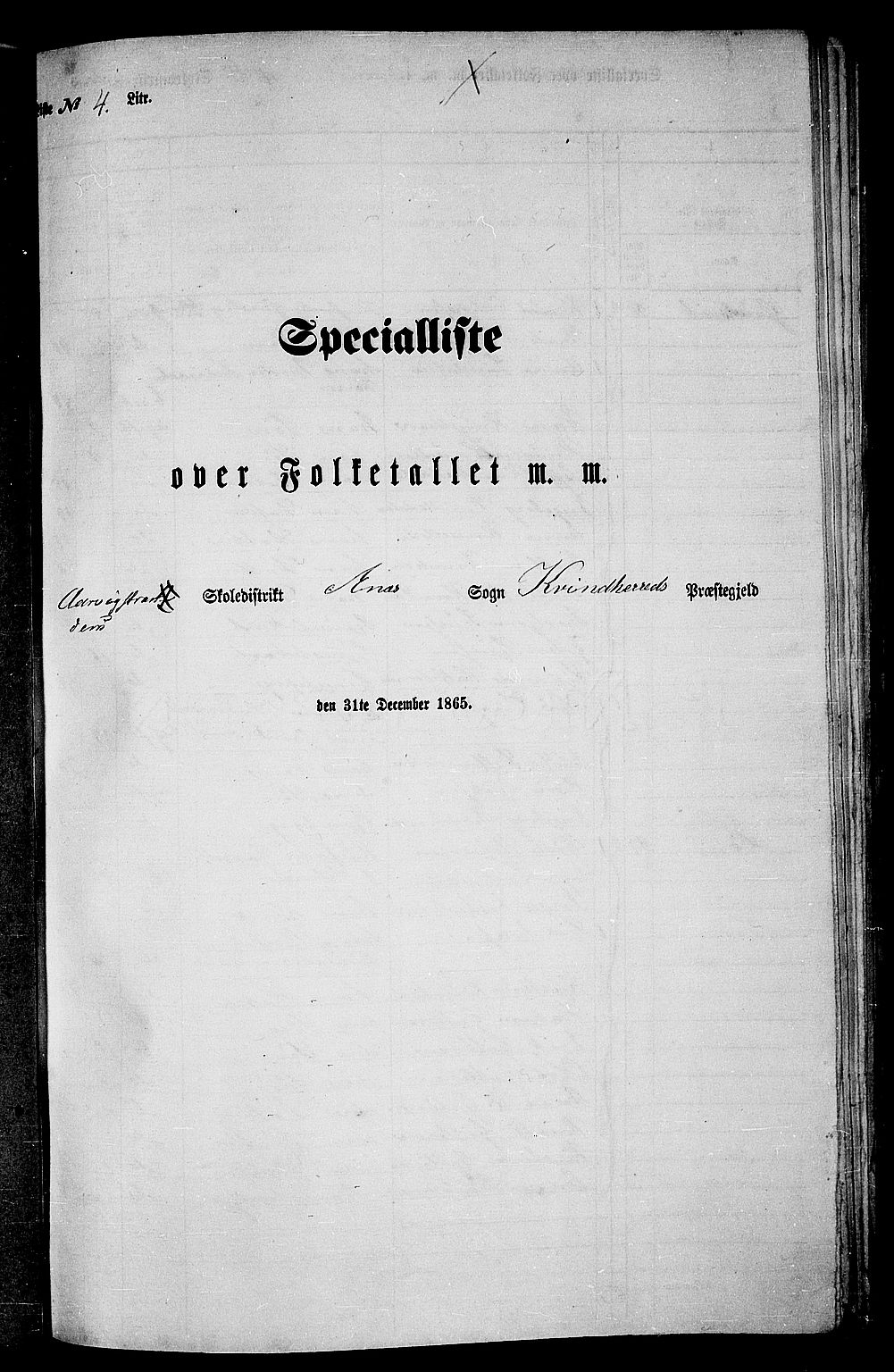 RA, Folketelling 1865 for 1224P Kvinnherad prestegjeld, 1865, s. 59