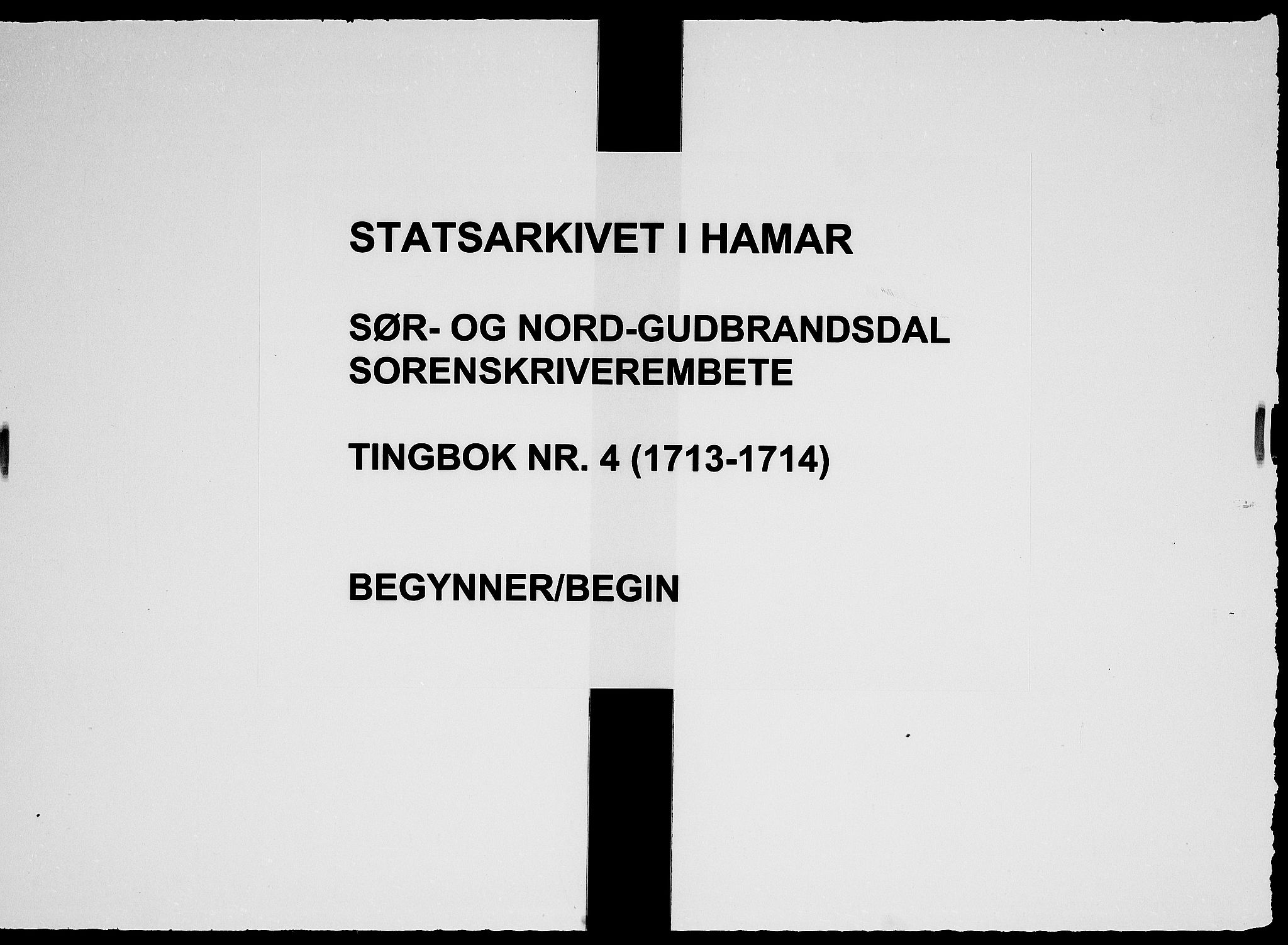 Sorenskriverier i Gudbrandsdalen, SAH/TING-036/G/Gb/Gbc/L0004: Tingbok - Nord- og Sør-Gudbrandsdal, 1713-1714