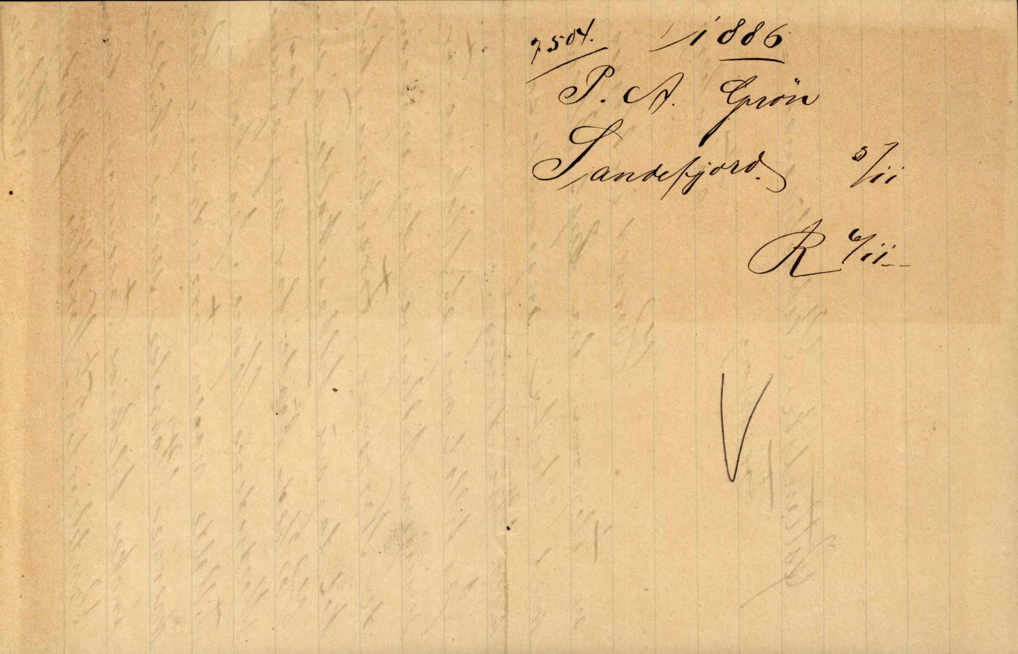 Pa 63 - Østlandske skibsassuranceforening, VEMU/A-1079/G/Ga/L0019/0004: Havaridokumenter / Unita, L'Union, Lympha, Medbør, Kommandør, Svend Foyn, 1886, s. 14