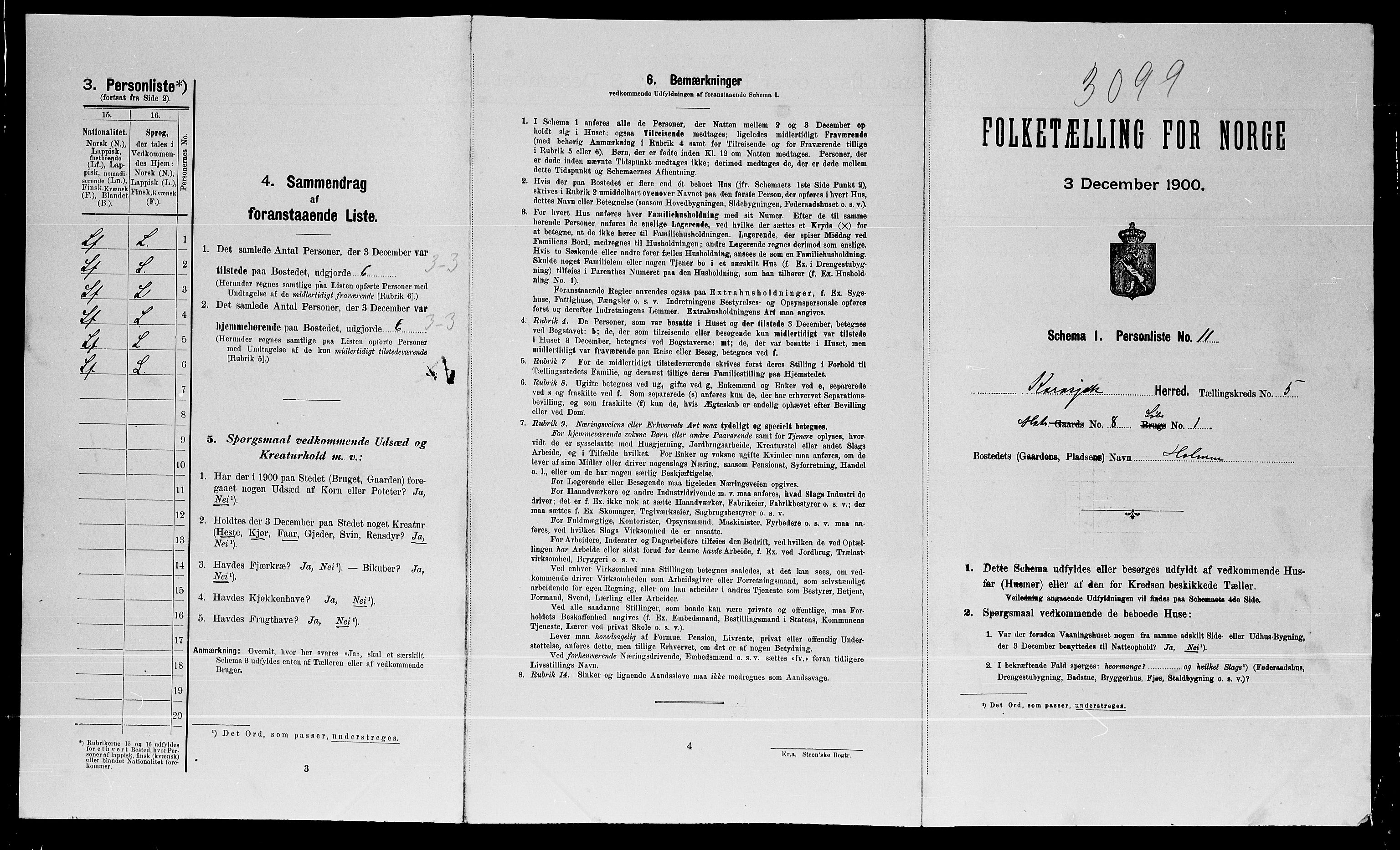 SATØ, Folketelling 1900 for 2021 Karasjok herred, 1900, s. 218