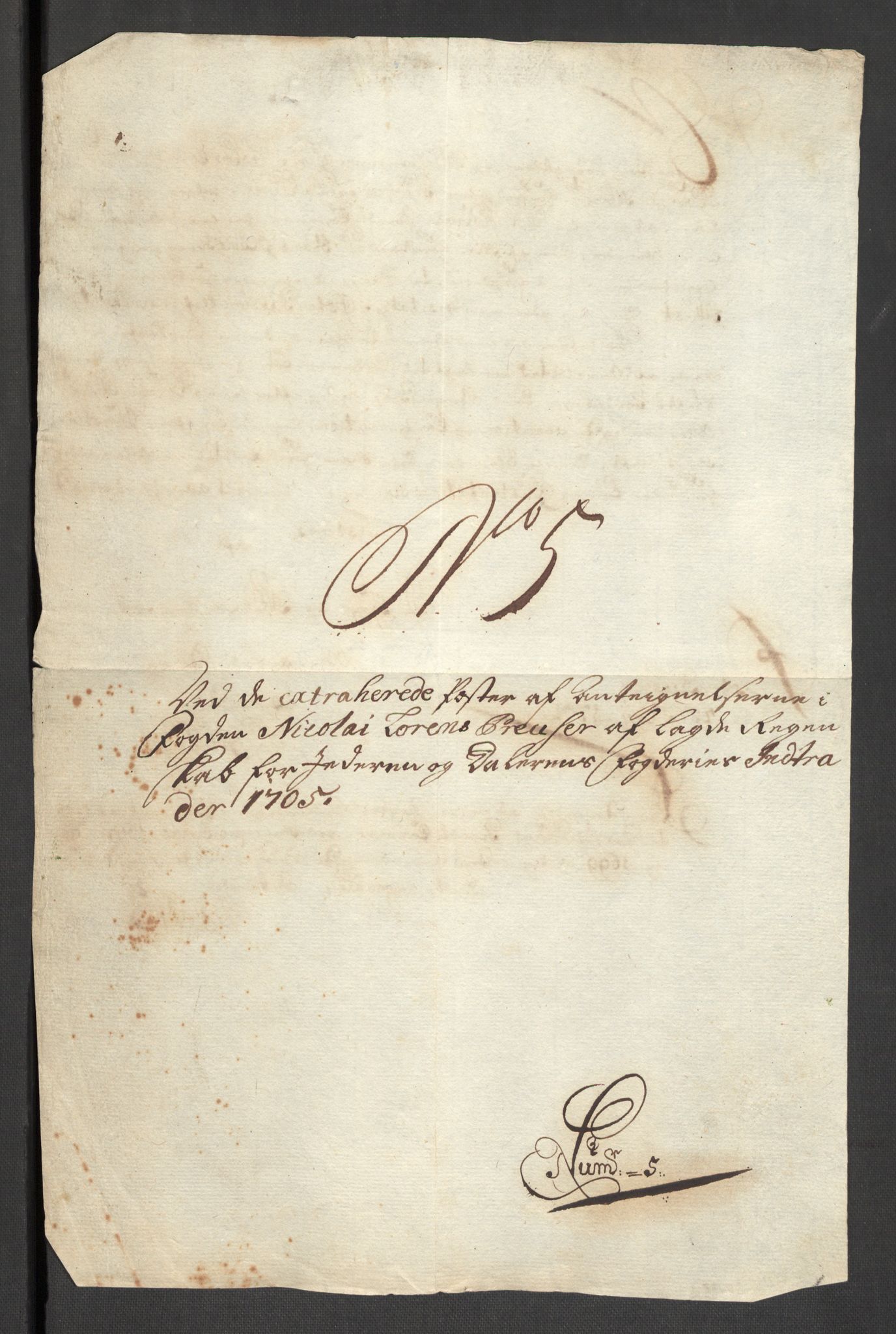 Rentekammeret inntil 1814, Reviderte regnskaper, Fogderegnskap, AV/RA-EA-4092/R46/L2733: Fogderegnskap Jæren og Dalane, 1705-1708, s. 125